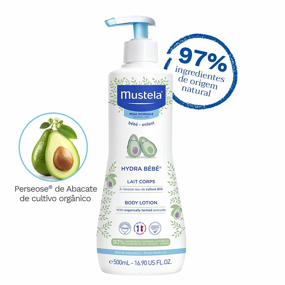 Mustela Balsam, Niebieski/Biały, 500 ml
