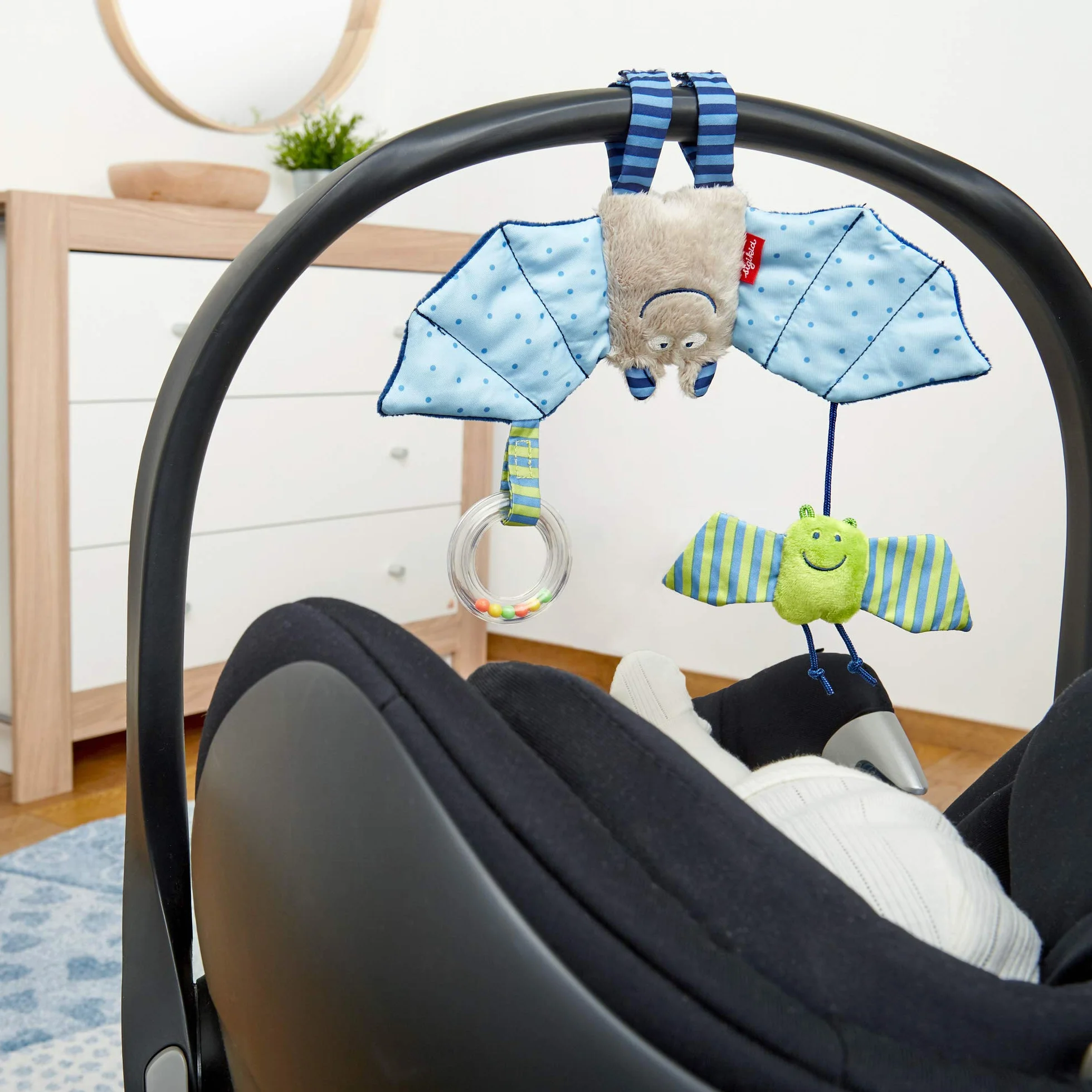 Sigikid Tekstylny Klips Mobilny do Foteli Samochodowych