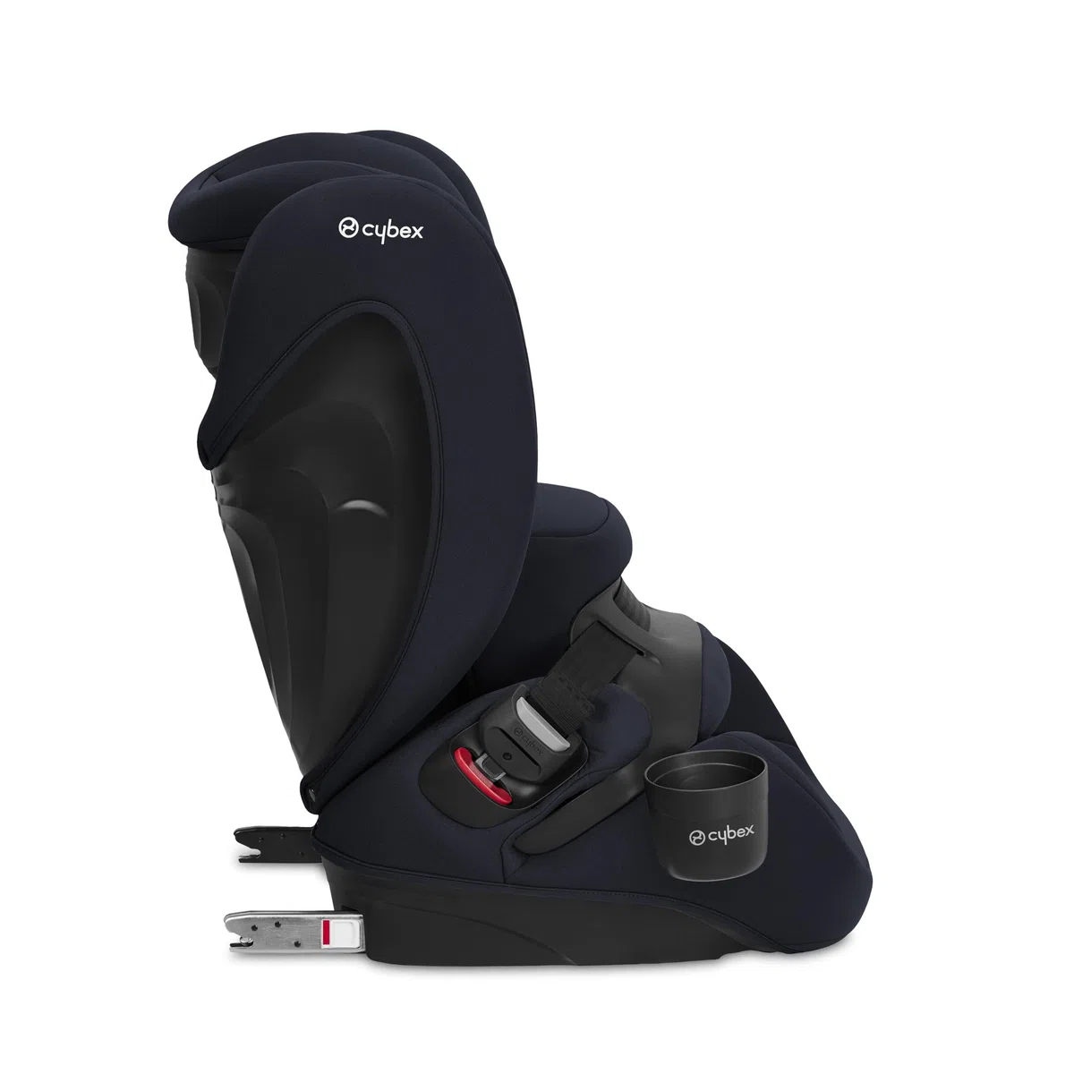 CYBEX Silver Dziecięcy fotelik samochodowy Pallas B2 i-Size, ISOFIX, Grupa 1/2/3 (9–50 kg), Od. 15 miesięcy do 12 lat, W zestawie uchwyt na napoje, Blue Moon