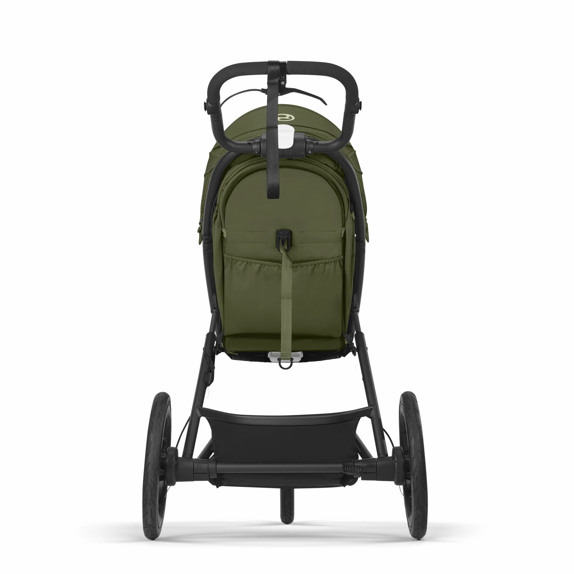 CYBEX Gold Wózek spacerowy AVI SPIN, Od urodzenia do ok. 4 lat, Max. 111 cm i 22 kg, Wózek miejski, Wózek terenowy i do biegania, Moss Green