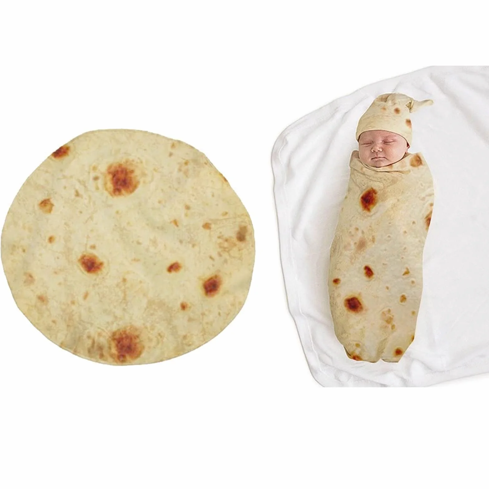 Neugeborene Baby Burrito Swaddle Decke Koperta z domkiem dla niemowląt 85X85cm