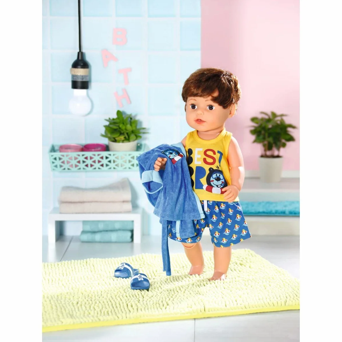 BABY born Kąpiel Deluxe Bademantel 43 cm