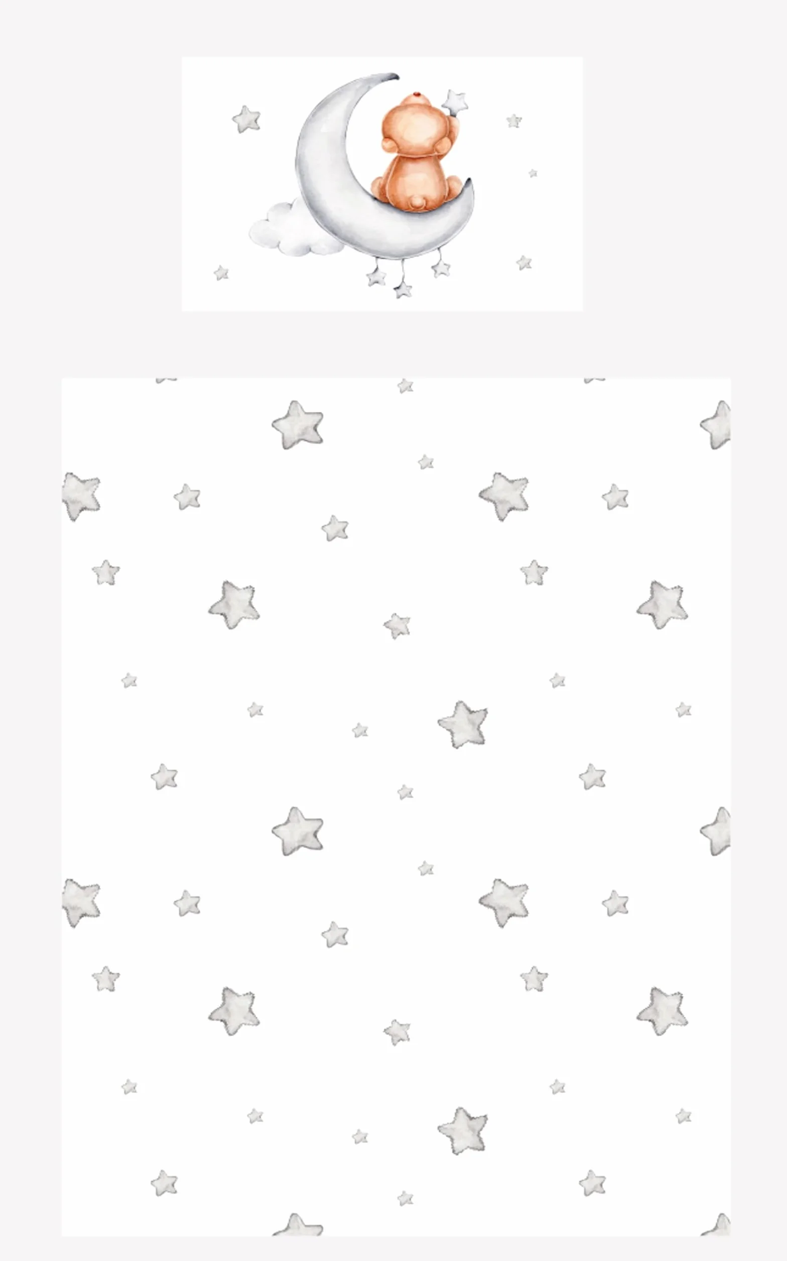 Theonoi Komplet pościeli dziecięcej 100x135 40x60 cm bawełna Öko-Tex Standard