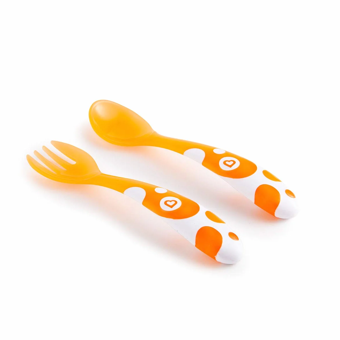 Munchkin Multi-Coloured Forks and Spoons Set of 6, Multi-coloured, (Pack of 6)