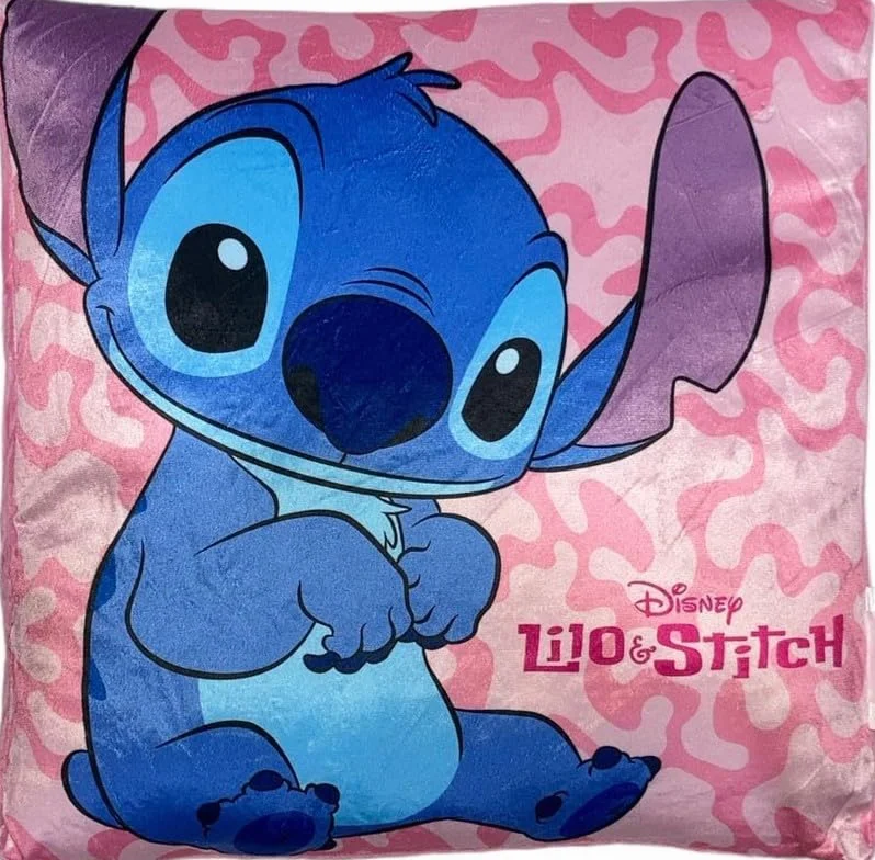 Poduszka Disney Stitch 38 cm Różowa