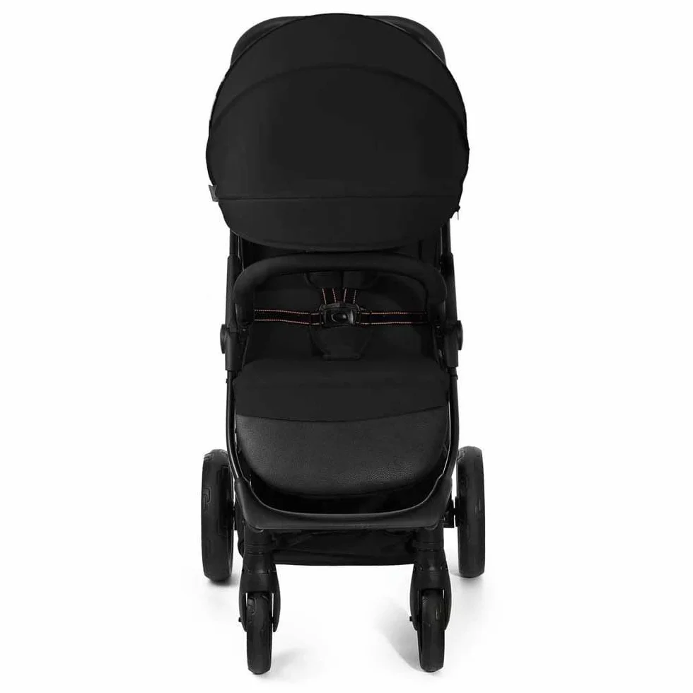 kk Kinderkraft TRIG 3 Wózek na wędkę, lekki, wydłużony stan, zawieszenie 4 koła, składany, 5-punktowa regulowana uprząż, podnóżek, do 25 kg, czarny