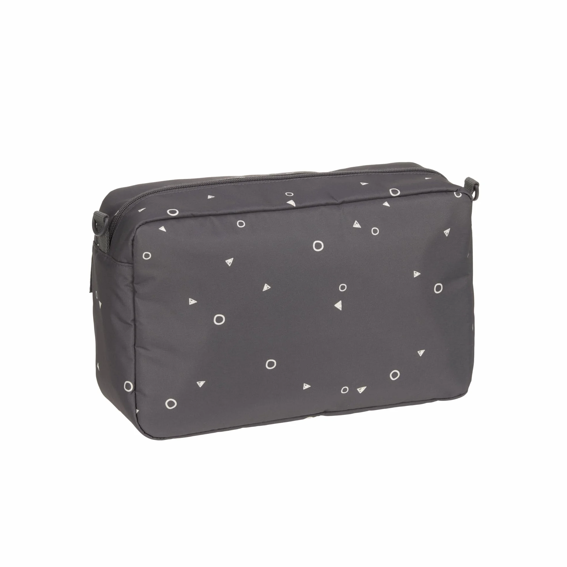 LÄSSIG Organizer do wózka dziecięcego, torba na ramię, torba do wózka dziecięcego, w zestawie z mocowaniem do wózka dziecięcego/Casual Buggy Organizer Bag Blocks antracyt