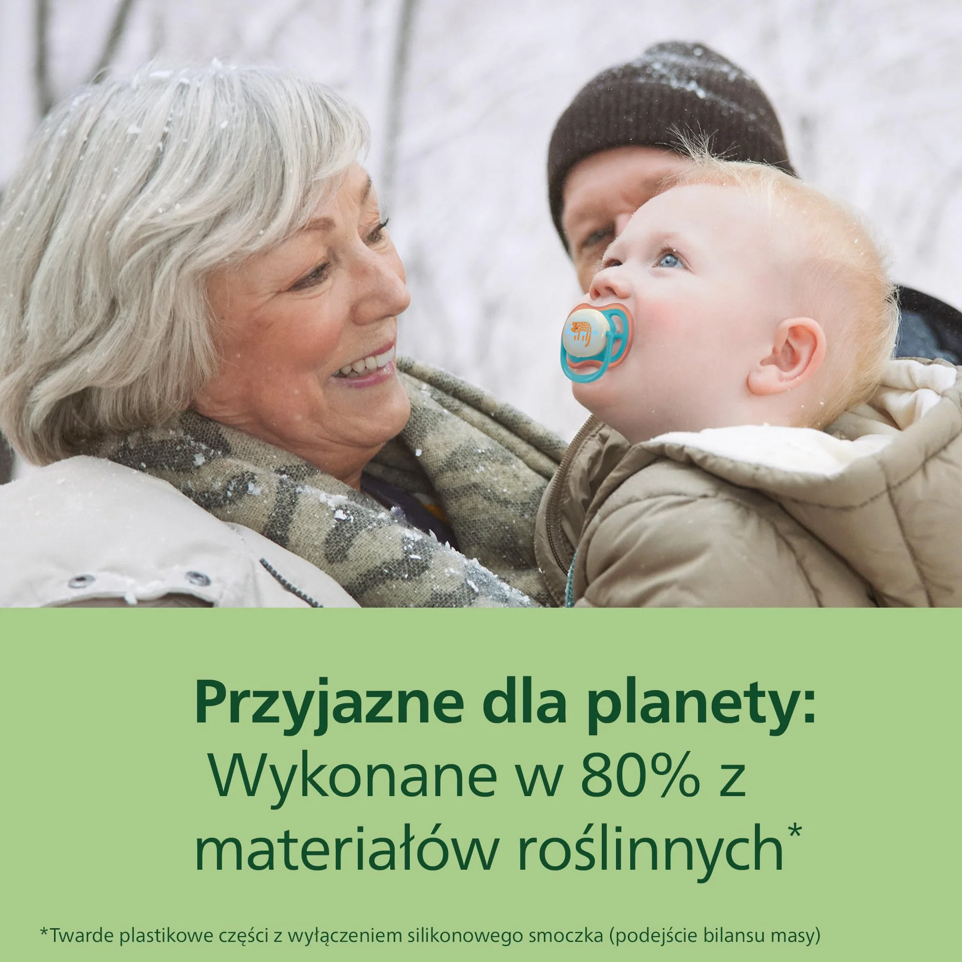 Philips Avent Ultra Air Smoczek Day & Night ortodontyczny dla dzieci 18 miesięcy świecący w ciemności silikonowy SCF349/56