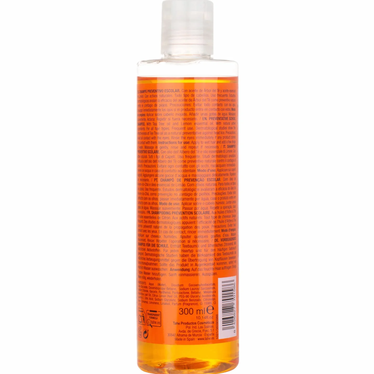 Tahe Kids Protect 2-Phase Szampon, Przezroczysty, 300 ml