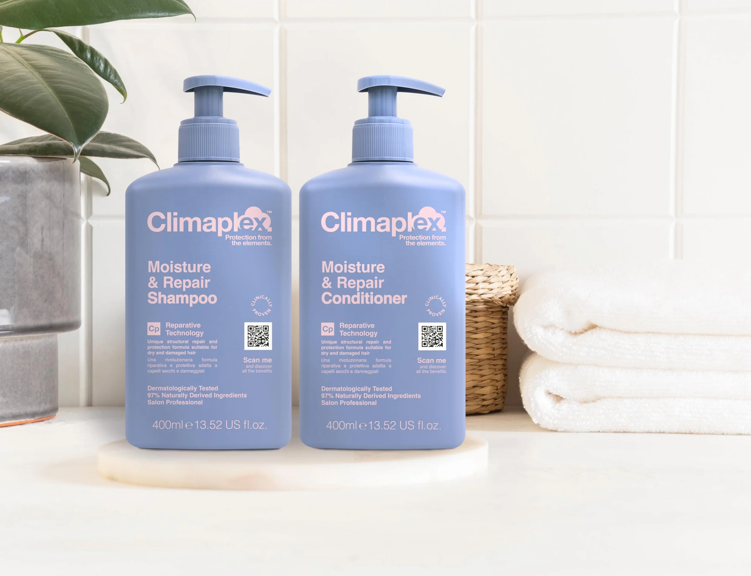 Moisture and Repair Shampoo by Climaplex for Unisex - 13.52 oz Shampoo