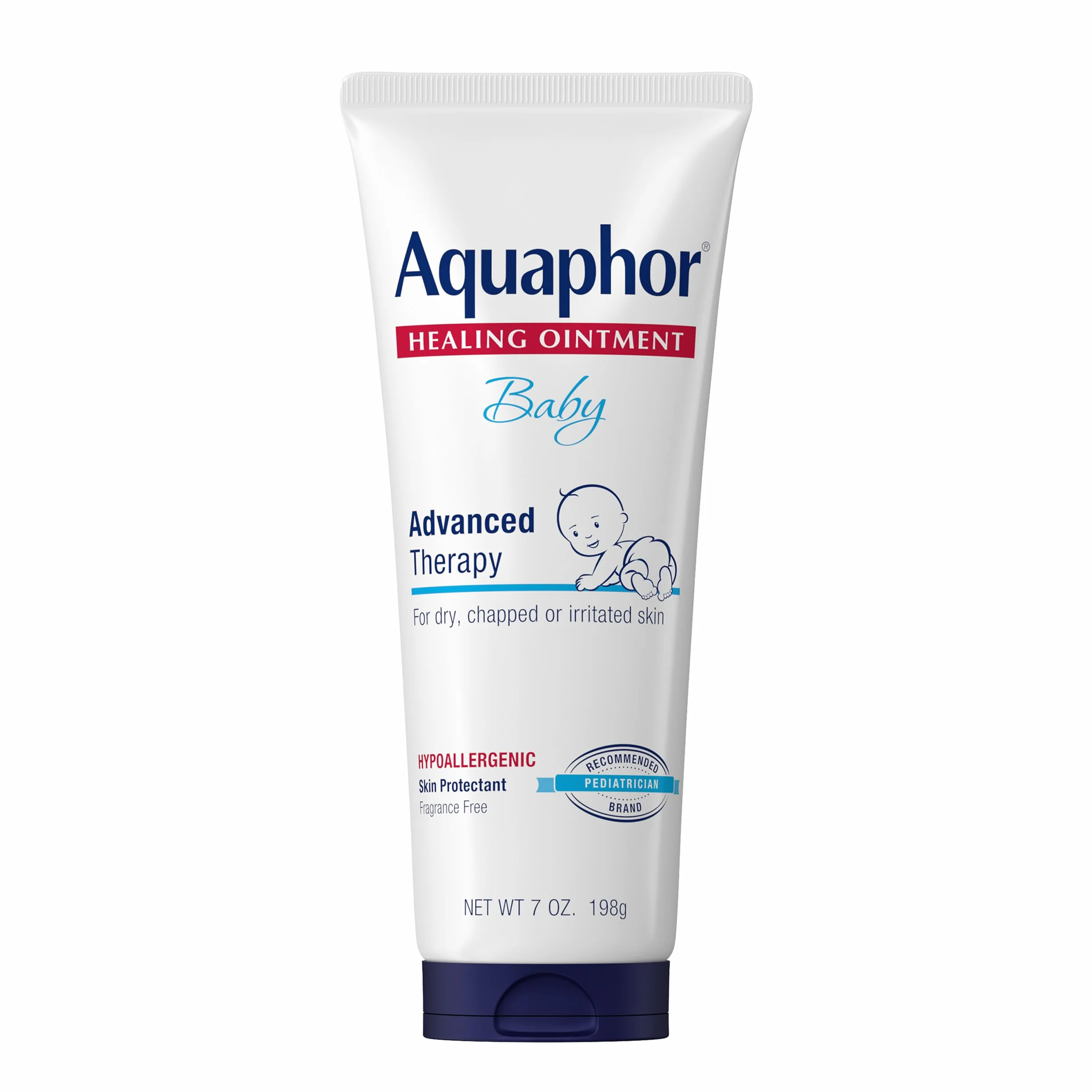 Aquaphor Baby Advanced Therapy Healing Ointment Skin Protectant 7 Ounce Tube by Aquaphor