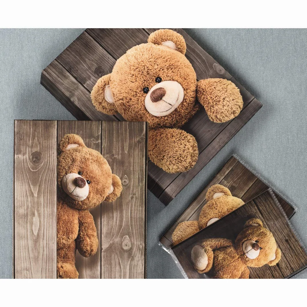Hama Batzi Memo Album 100 czarnych stron 50 arkuszy 200 zdjęć 10x15 cm niedźwiedź