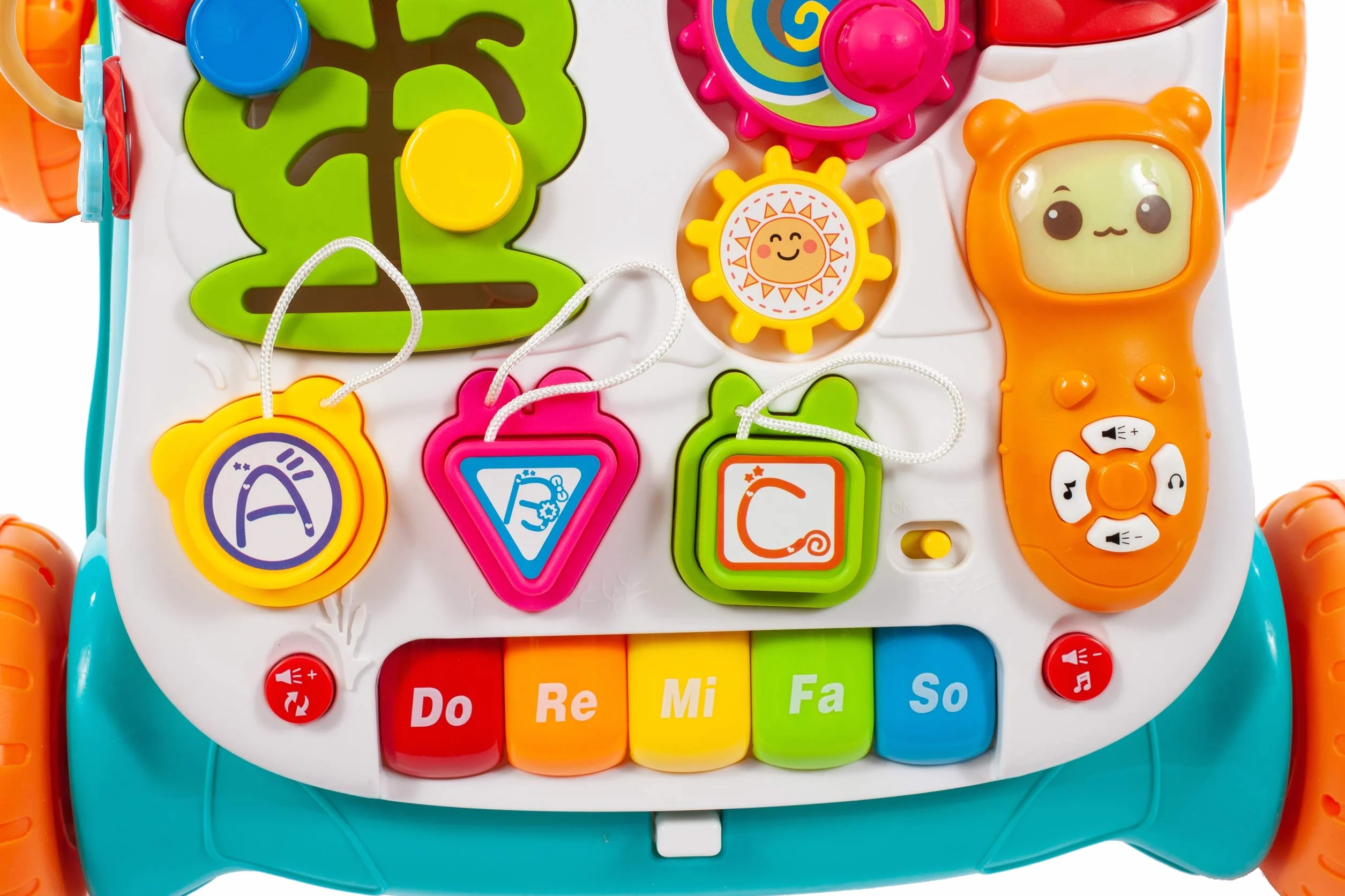 MalPlay 5901924216421 Chodzik Pchacz 5W1 Kolorowy ,Wielokolorowy