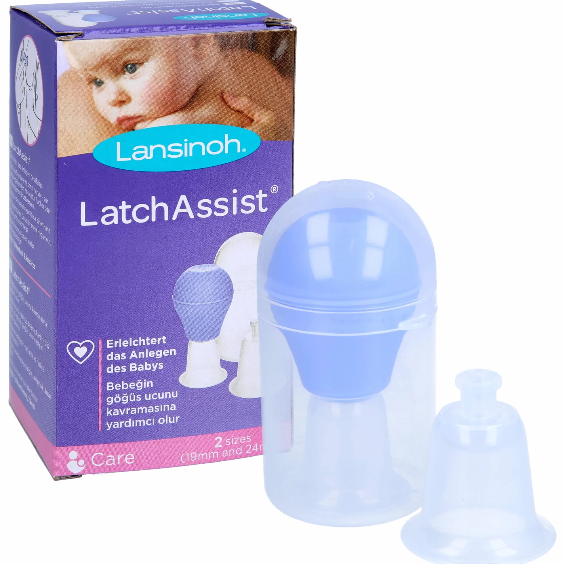 Lansinoh Latch Assist Everter - gładki modelarz sutków - ułatwia przyczepność dziecka