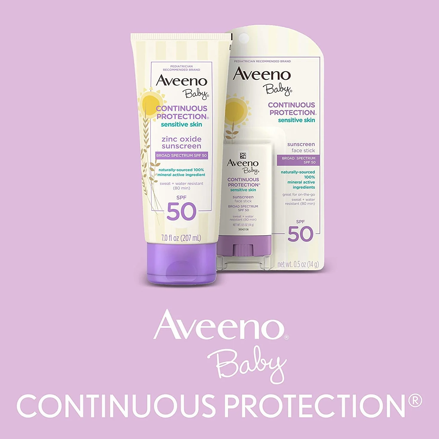 Aveeno Baby Natural Protection Stick SPF 50 plus 0.5 oz