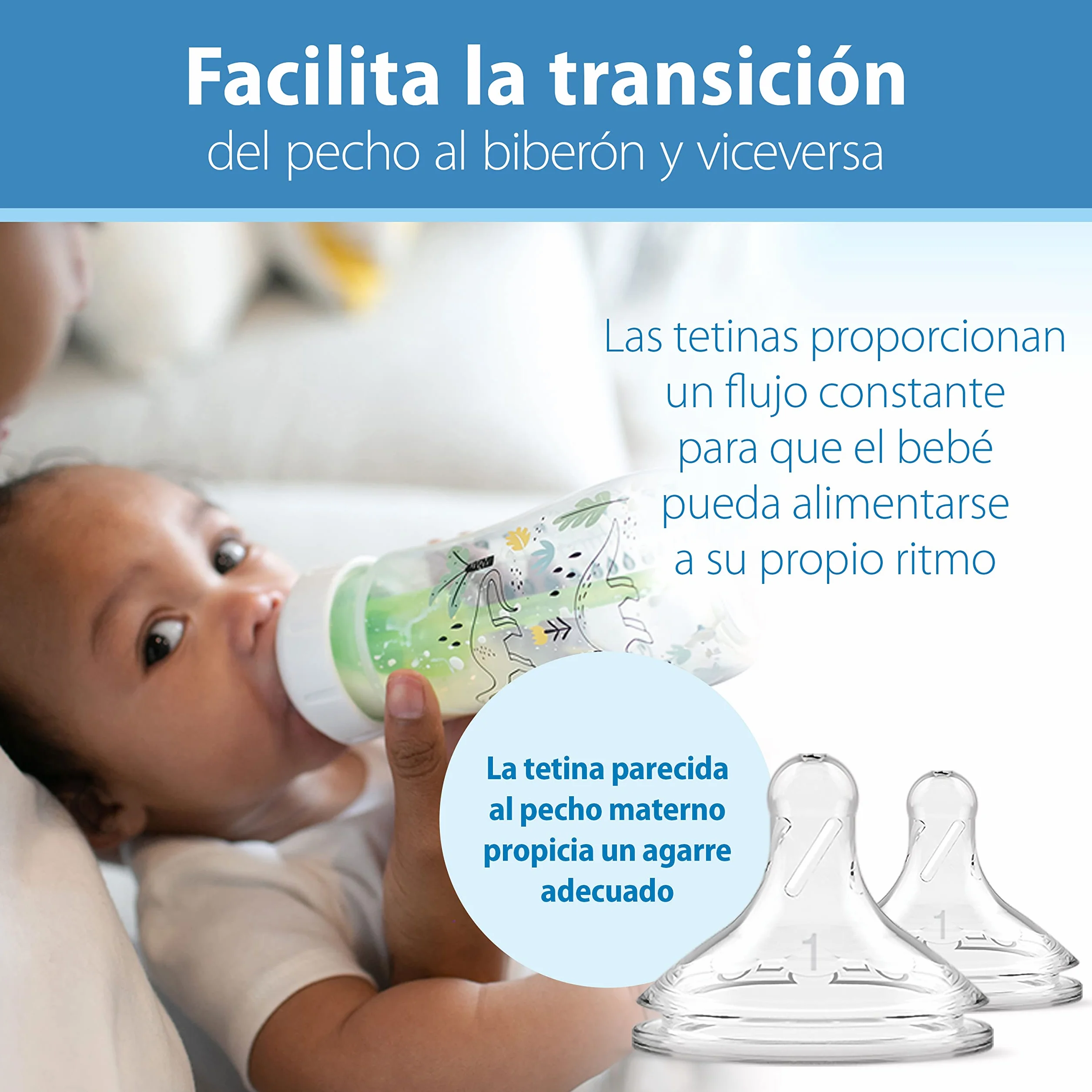 Dr. Brown's Natural Flow Anti-Colic Options+ butelki z szeroką szyjką 270 ml smoczek poziom 1 zestaw 2 szt.
