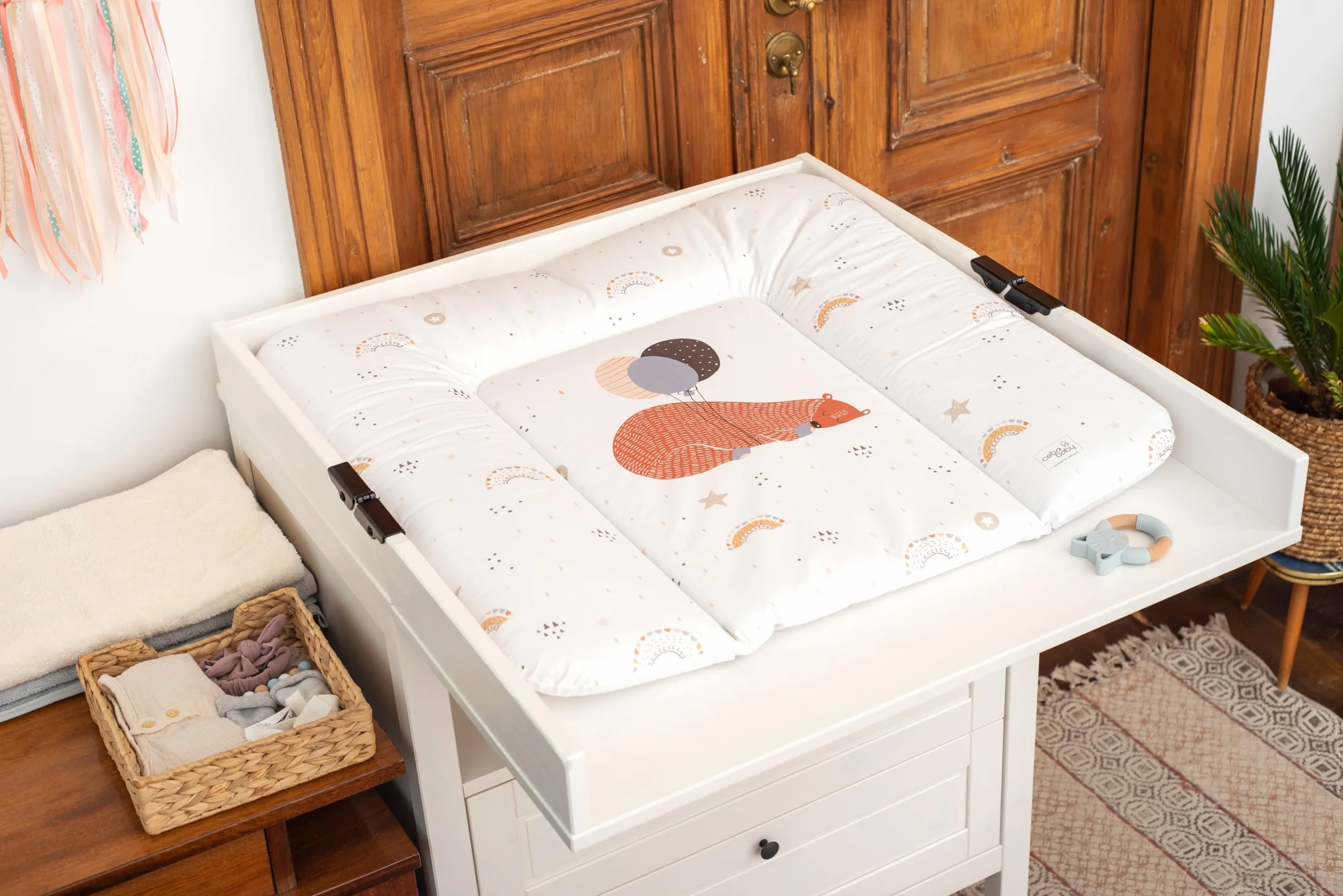 Ceba Baby® miękka przewijanka 50x70 cm podkład do przewijania wodoszczelna zmywalna OEKO-TEX Standard 100