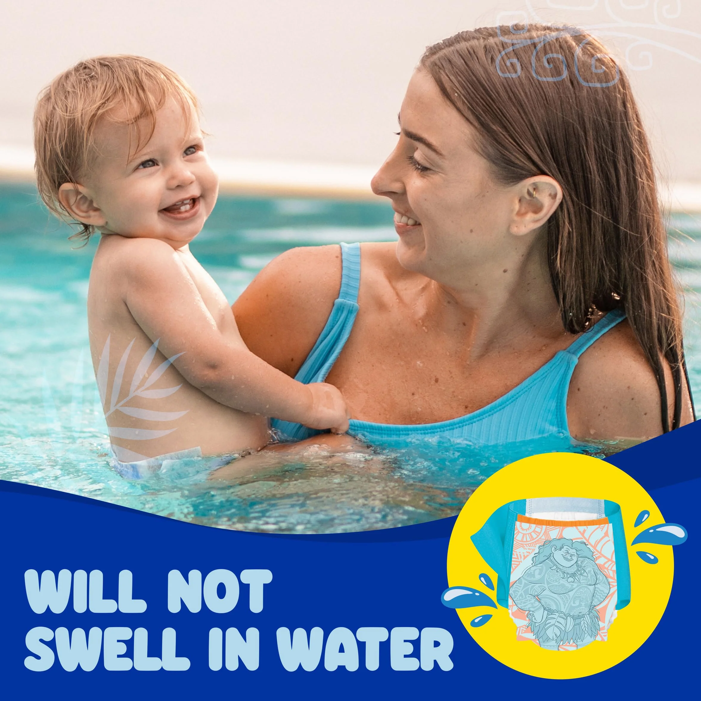 Huggies Little Swimmers Jednorazowe pieluchy do pływania - rozmiar 3-4 (7-15 kg), 2 x opakowanie po 12 szt. (24 pieluchy)