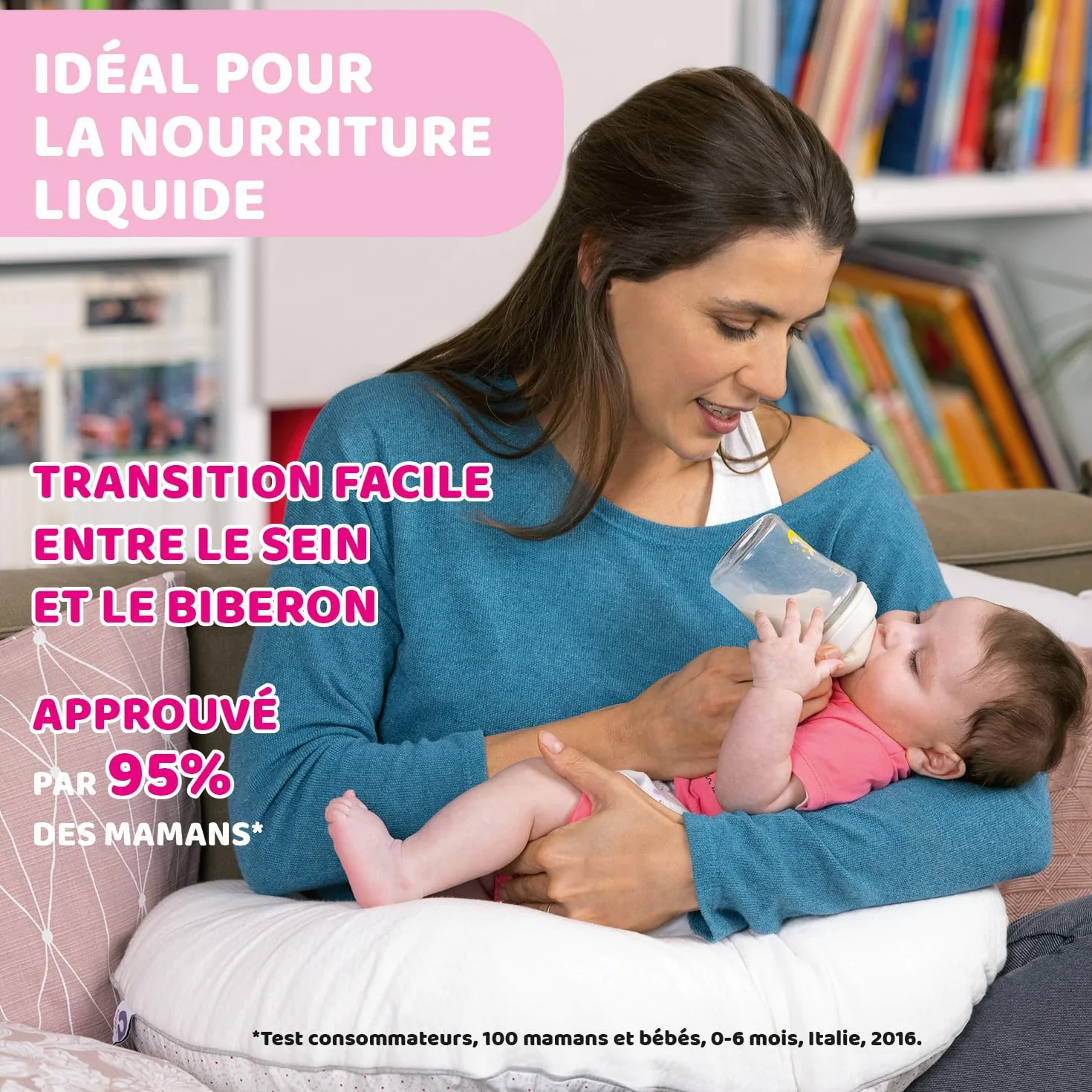 Chicco Butelka Natural Feeling Antykolkowa 150 ml dla Niemowląt 0+ miesięcy