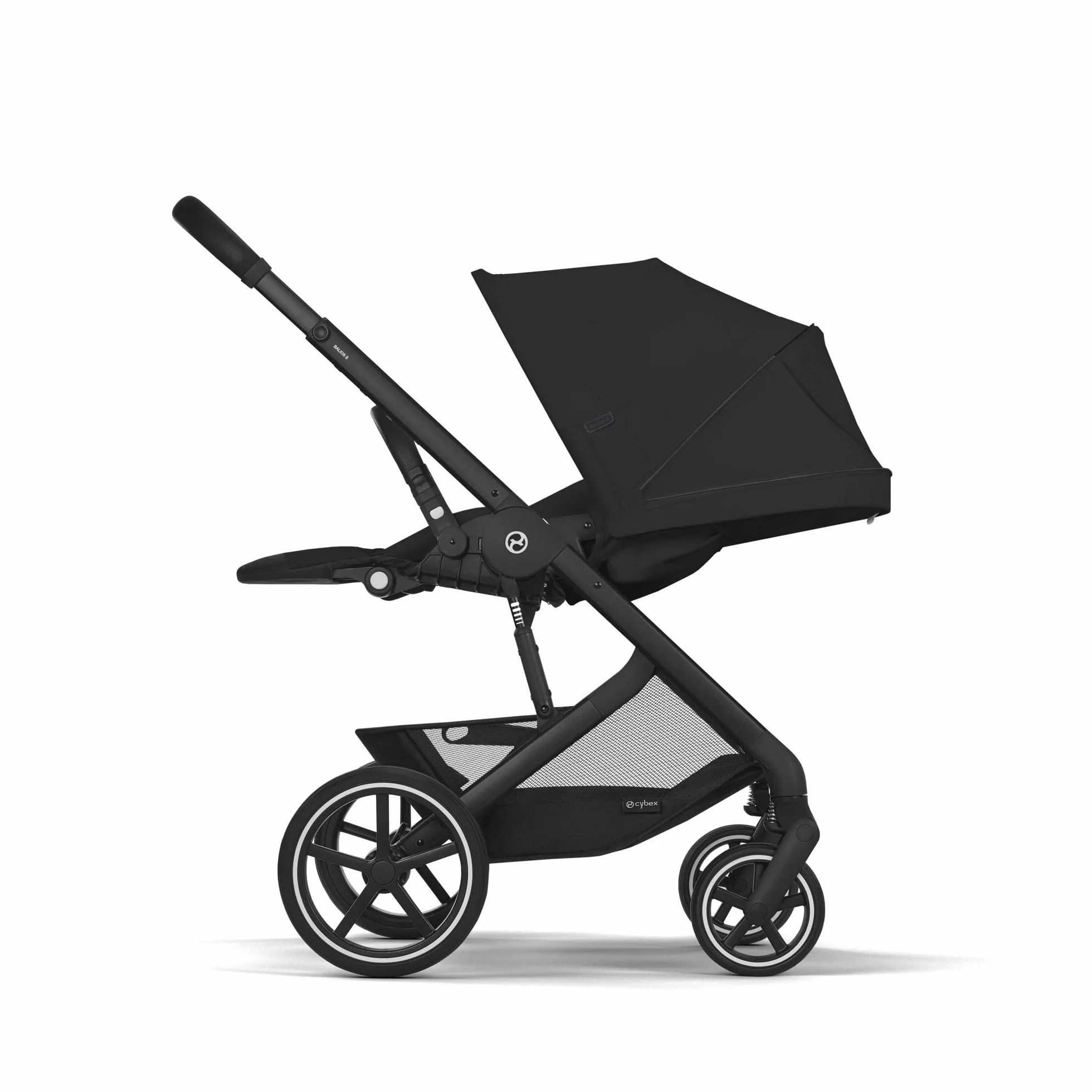 CYBEX Gold Wózek Dziecięcy Balios S Lux Moon Black, Od Urodzenia Do 22 kg