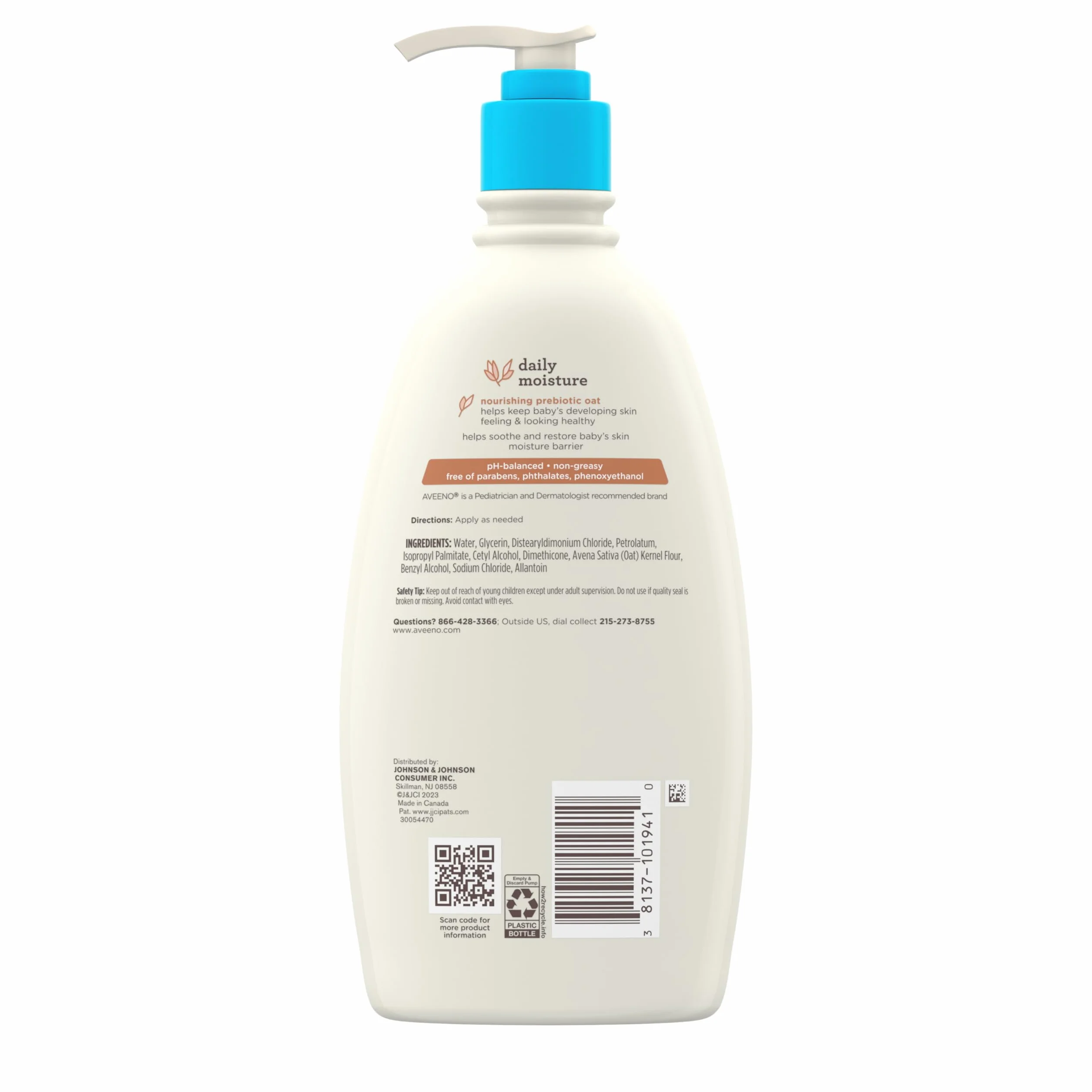 Aveeno Codzienny balsam nawilżający dla niemowląt, 532 ml