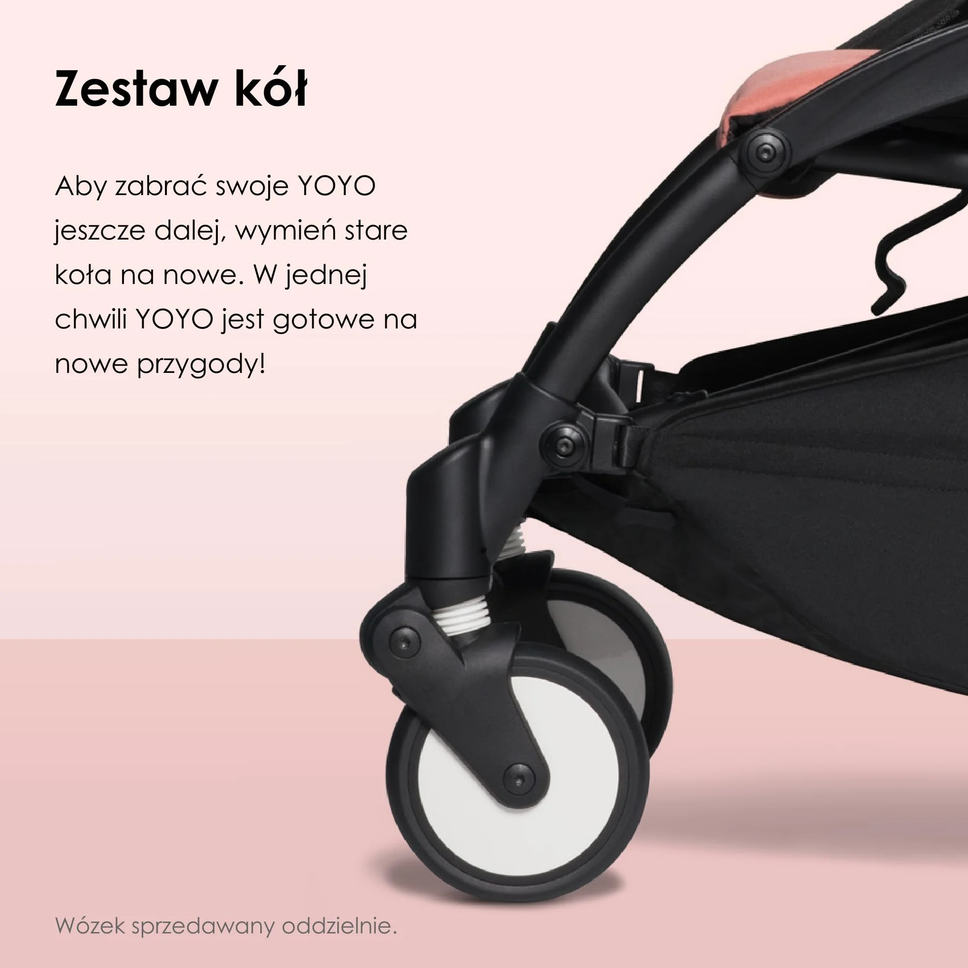 Zestaw kół BABYZEN YOYO - cztery zapasowe koła do wózka dziecięcego