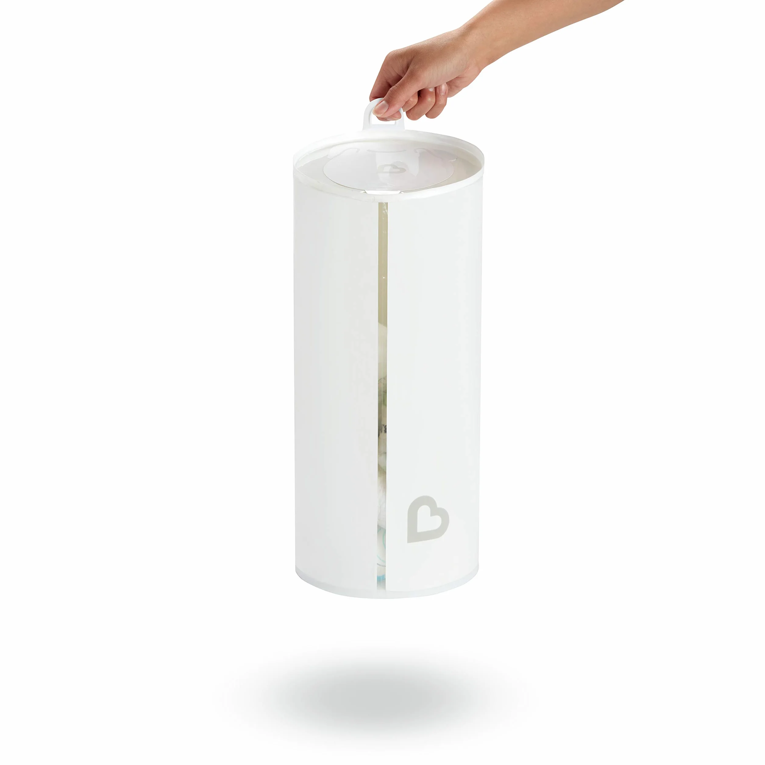 Munchkin Toss Portable Disposable Diaper Pail, 3 Pack, Holds 90 Diapers