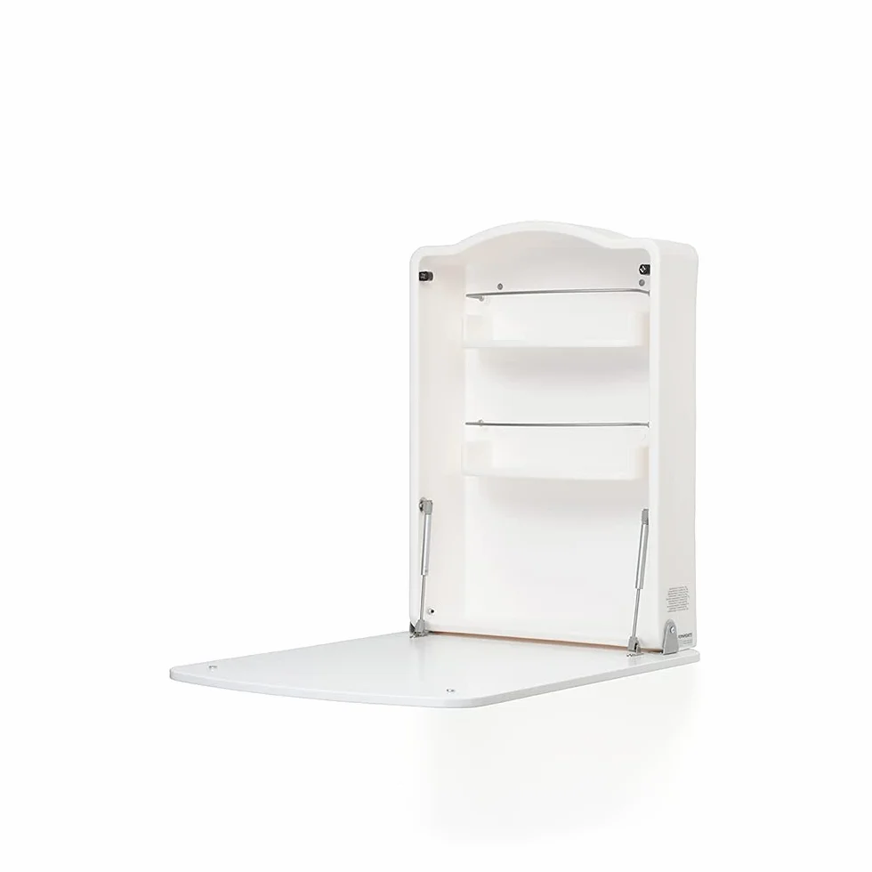 Foppapedretti Komodo stolik do przewijania na ścianie z materacem, 64 x 17 x 89 cm, 12 kg, biały
