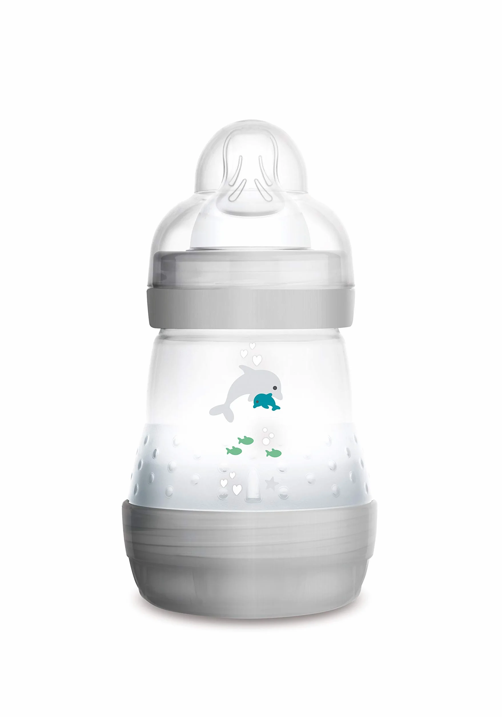 MAM Sterylizator 6 w 1 i Express podgrzewacz do napojów dla niemowląt, podgrzewacz do butelek, w zestawie 1 x butelka MAM Easy Start Anti-Colic (160 ml), 1 x smoczek MAM Start i 1 szczypce