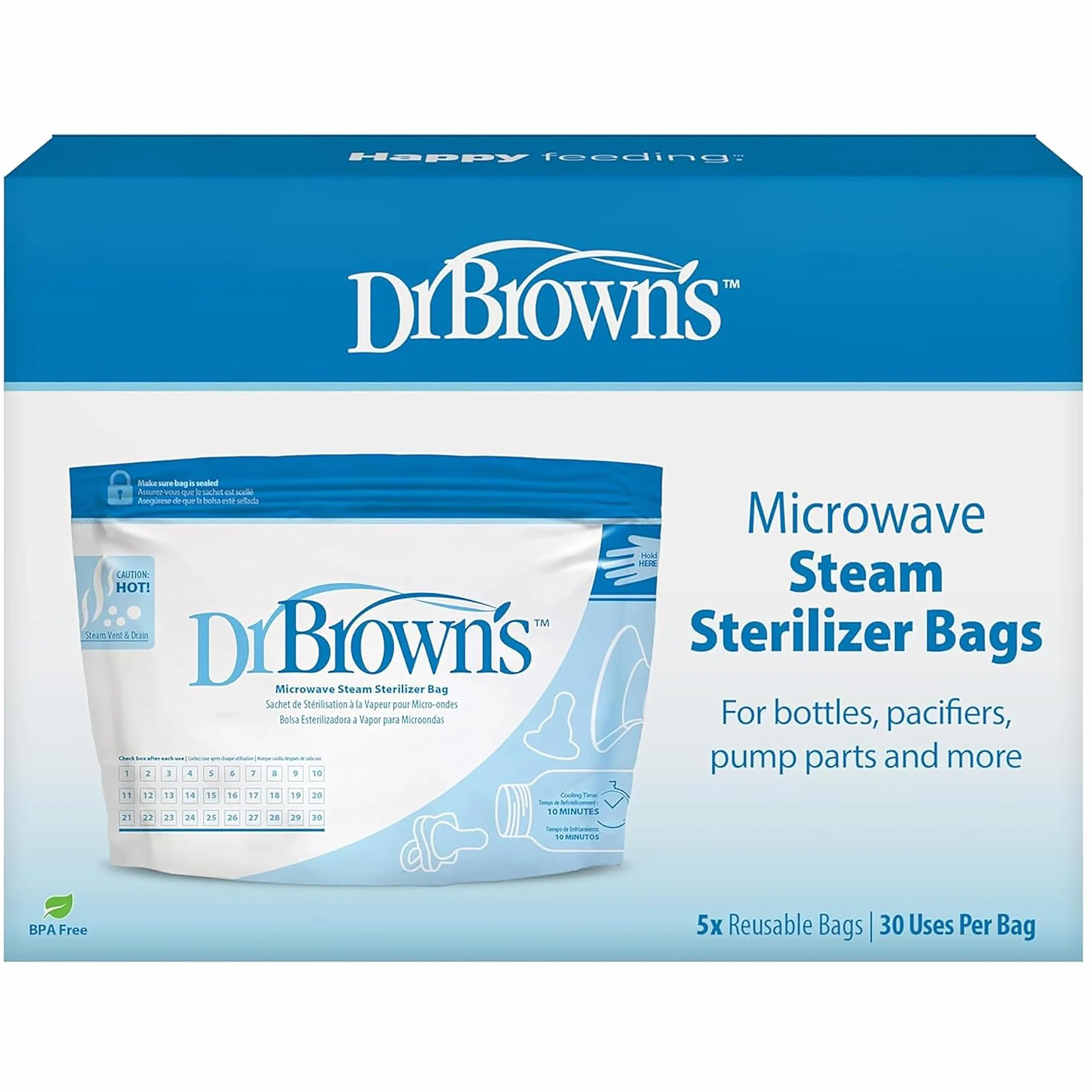 Dr. Brown's worki do sterylizatora parowego do mikrofalówki