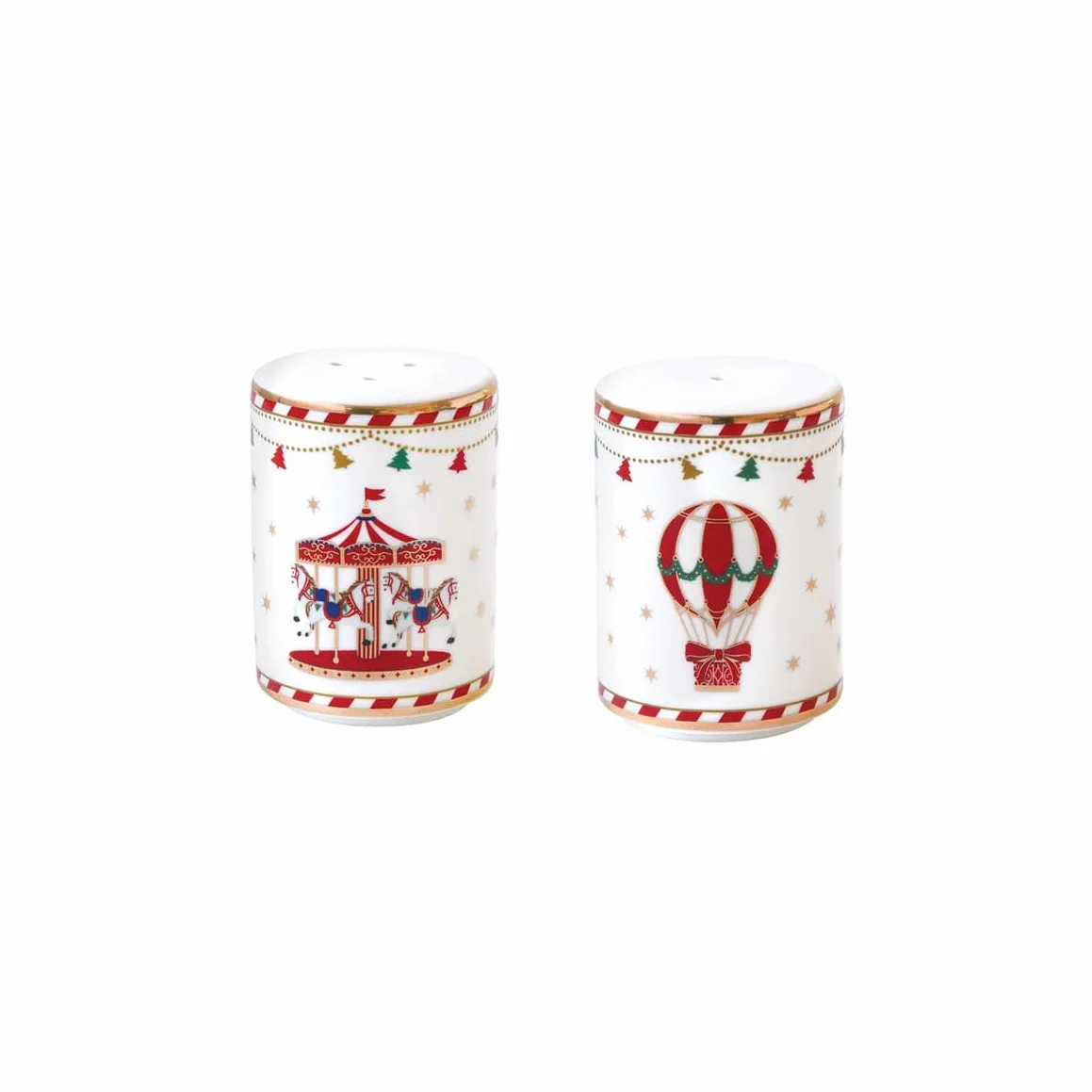 EASY LIFE PUDEŁKO WONDERLAND Z PORCELANY 7 CM CHRISTMAS