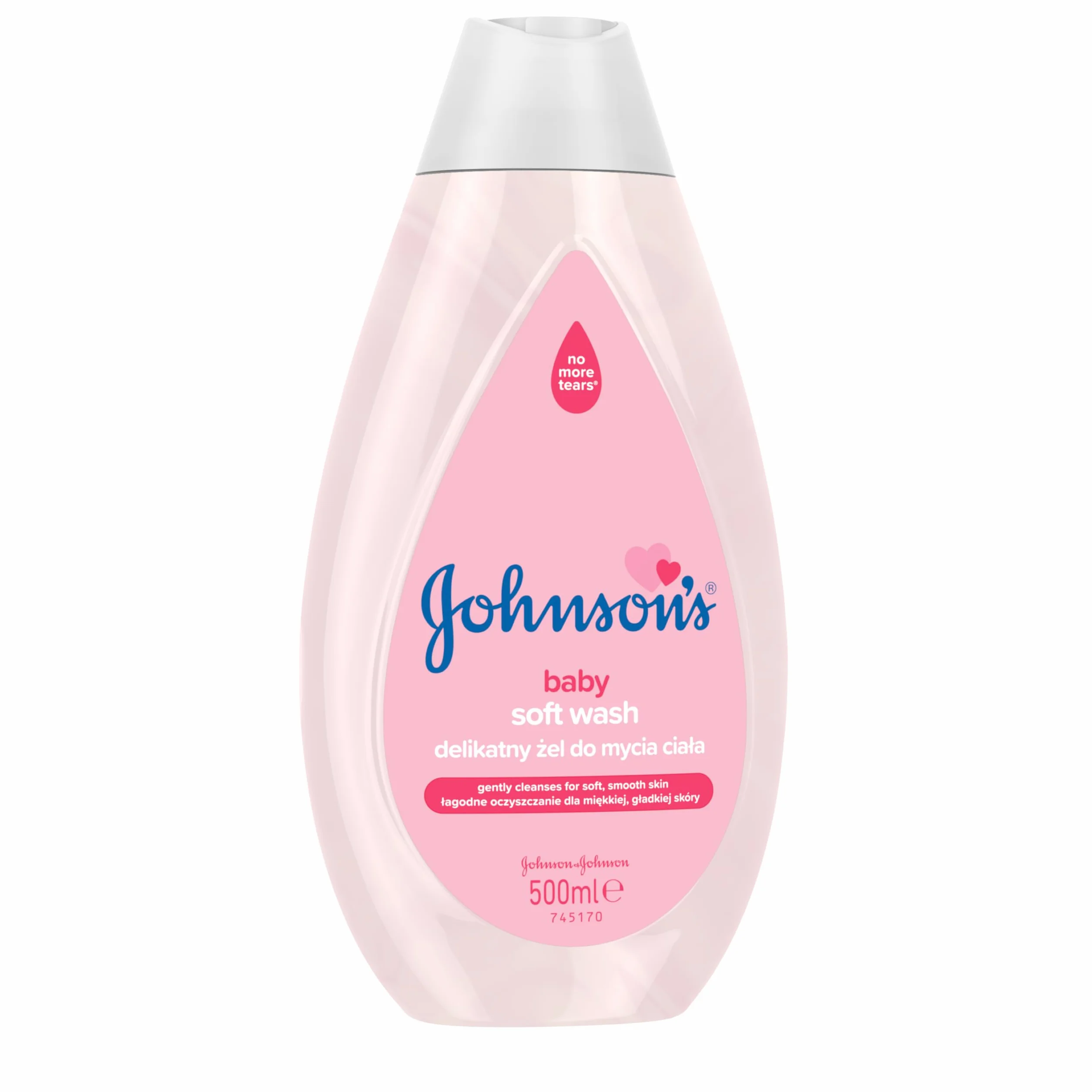 Johnson's Baby Pink delikatny żel do mycia ciała 500 ml Delikatny żel do mycia ciała łagodnie oczyszcza skórę, pozostawia ją miękką i gładką.