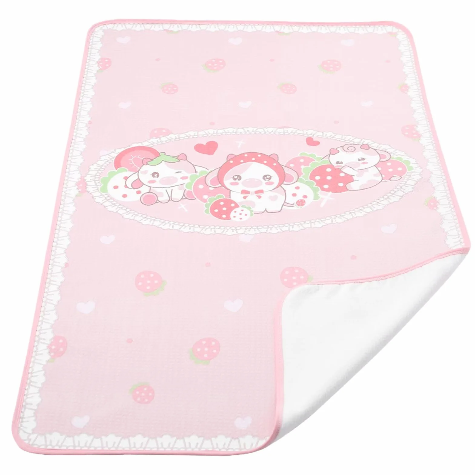 Landofgenie Wodoodporna Changing Pad 80 x 120 cm Zmywalna Wielokrotnego Użytku Oversized Adult Changing Pad