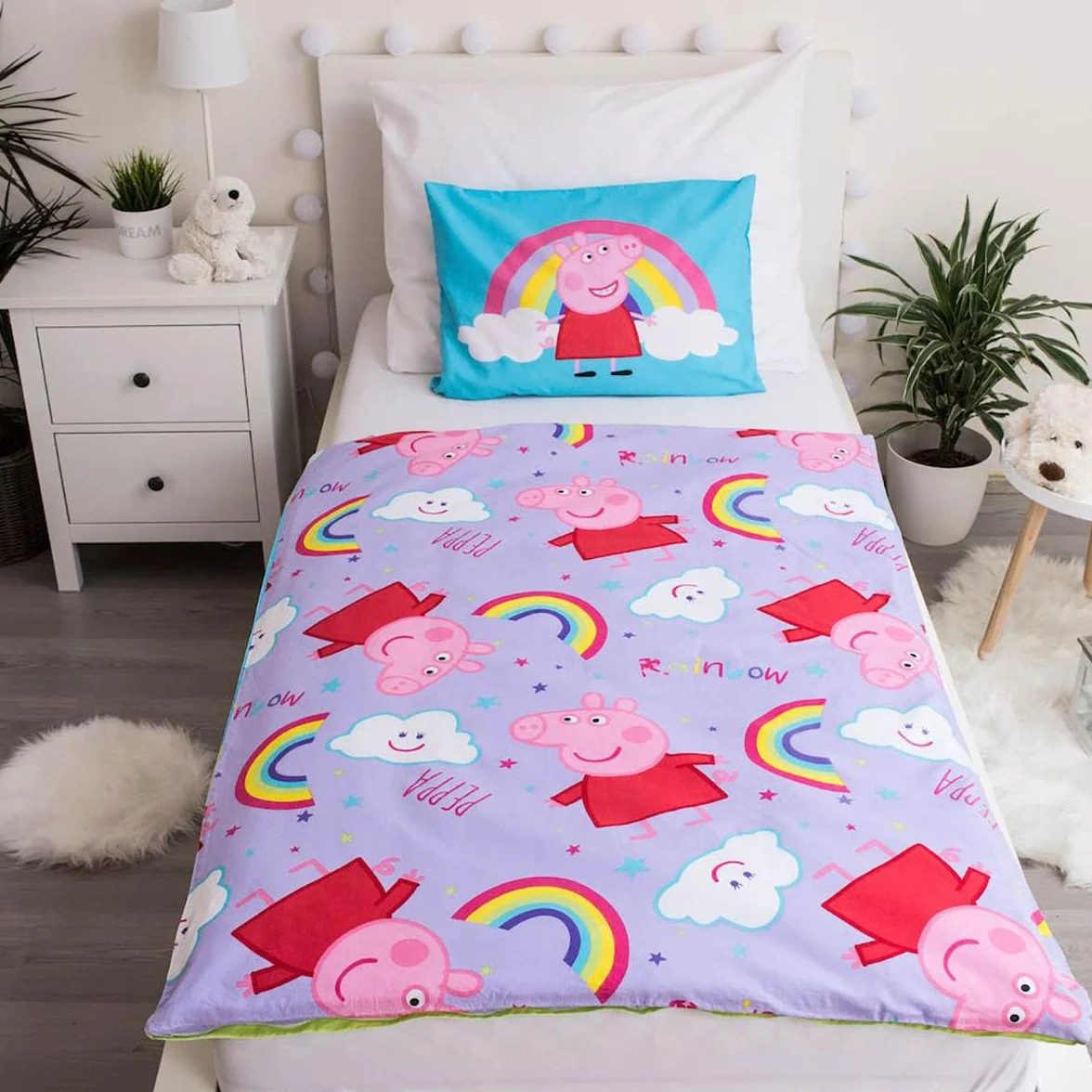 Jerry Fabrics PEP016 Pościel dla niemowląt Świnka Peppa 100 x 135 cm