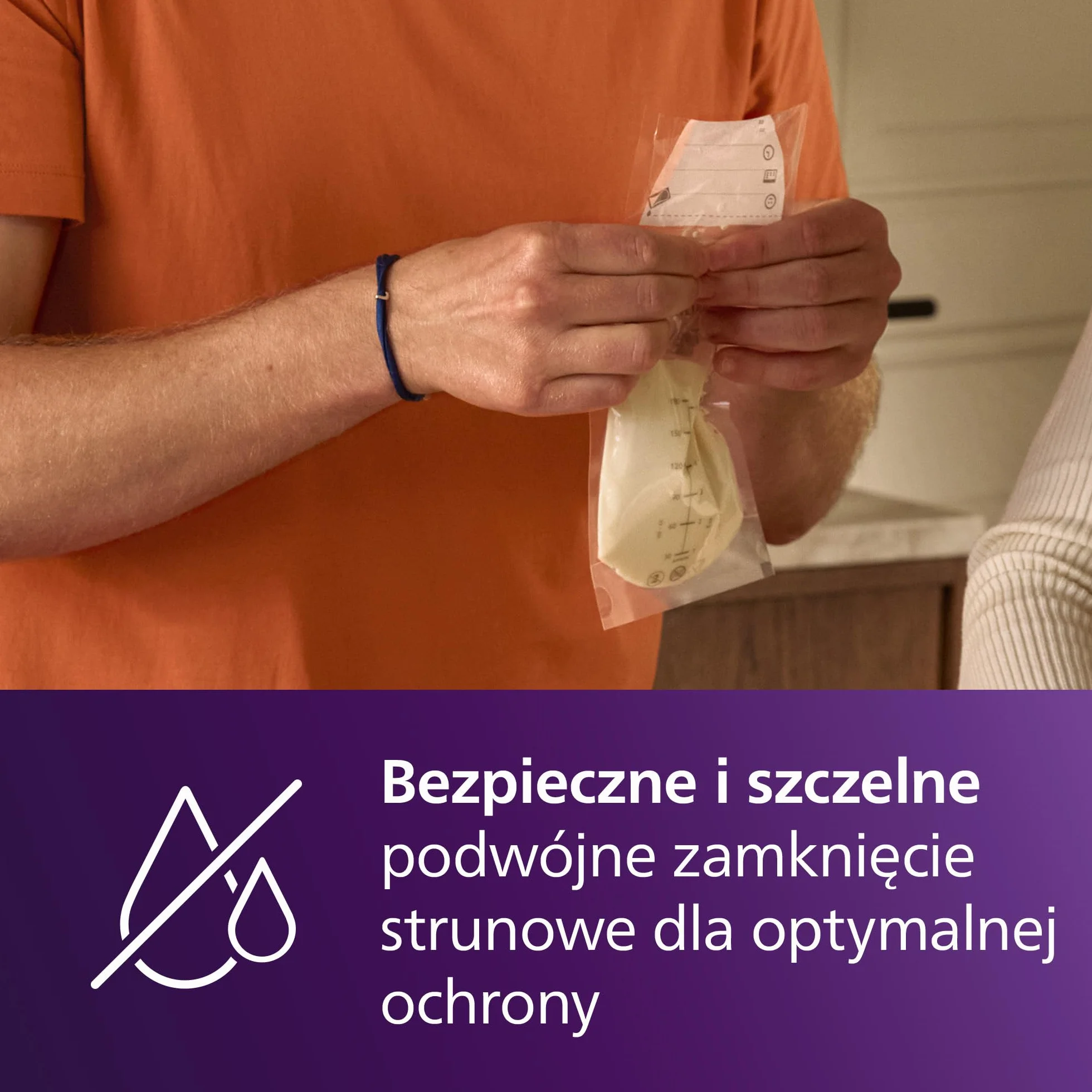 Philips Avent Woreczki do przechowywania pokarmu, 180 ml, 25 sztuk, SCF603/25