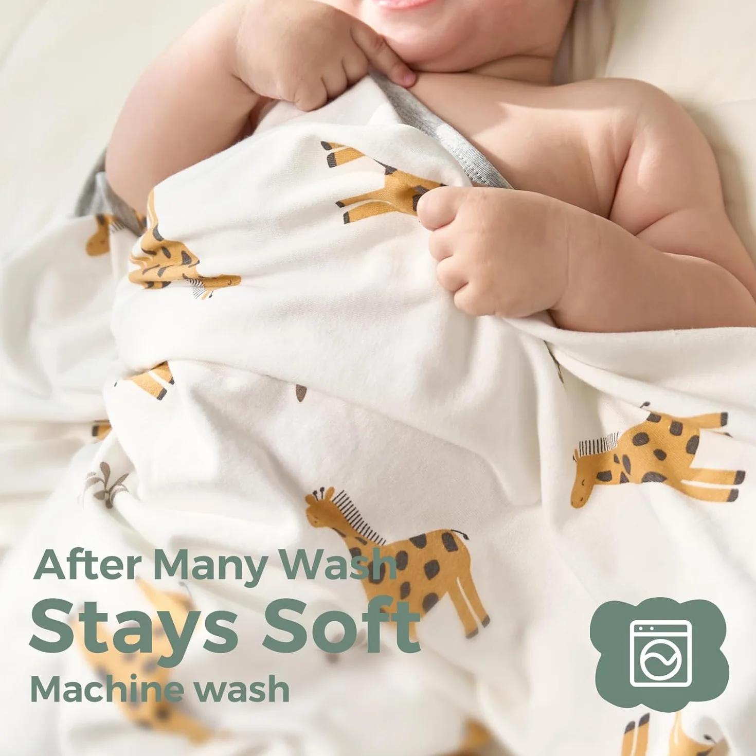 momcozy Ręcznik kąpielowy z kapturem dla niemowląt, zestaw 2 szt., ręcznik kąpielowy z kapturem i bawełnianym materiałem frotte, duży 90 x 90 cm, zestaw ręczników kąpielowych dla chłopców