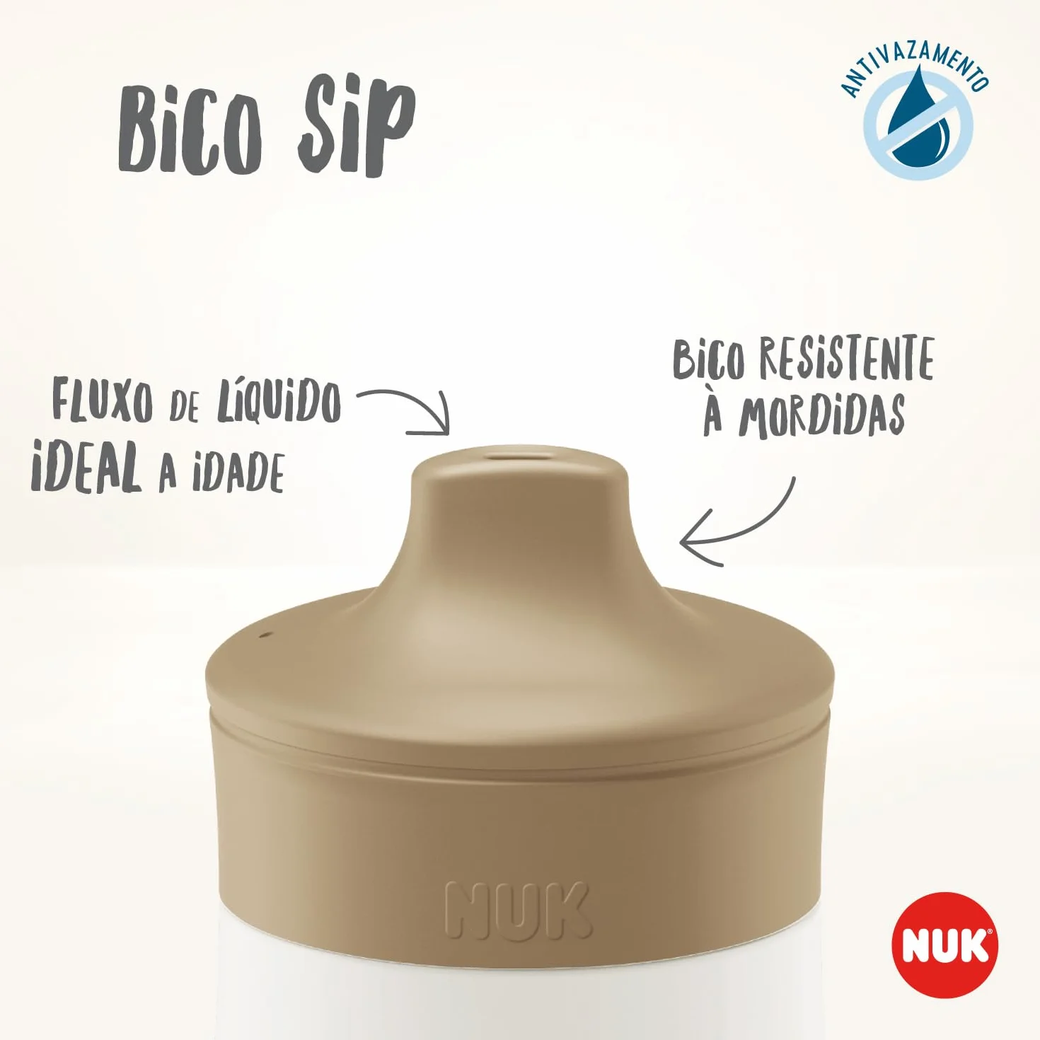 NUK Mini-Me Sip Kubek dla niemowląt, 9 miesięcy, 300 ml, butelka na wodę dla niemowląt, umiarkowany wylewka, odporny na wyciek, nietłukący, Mint Bee