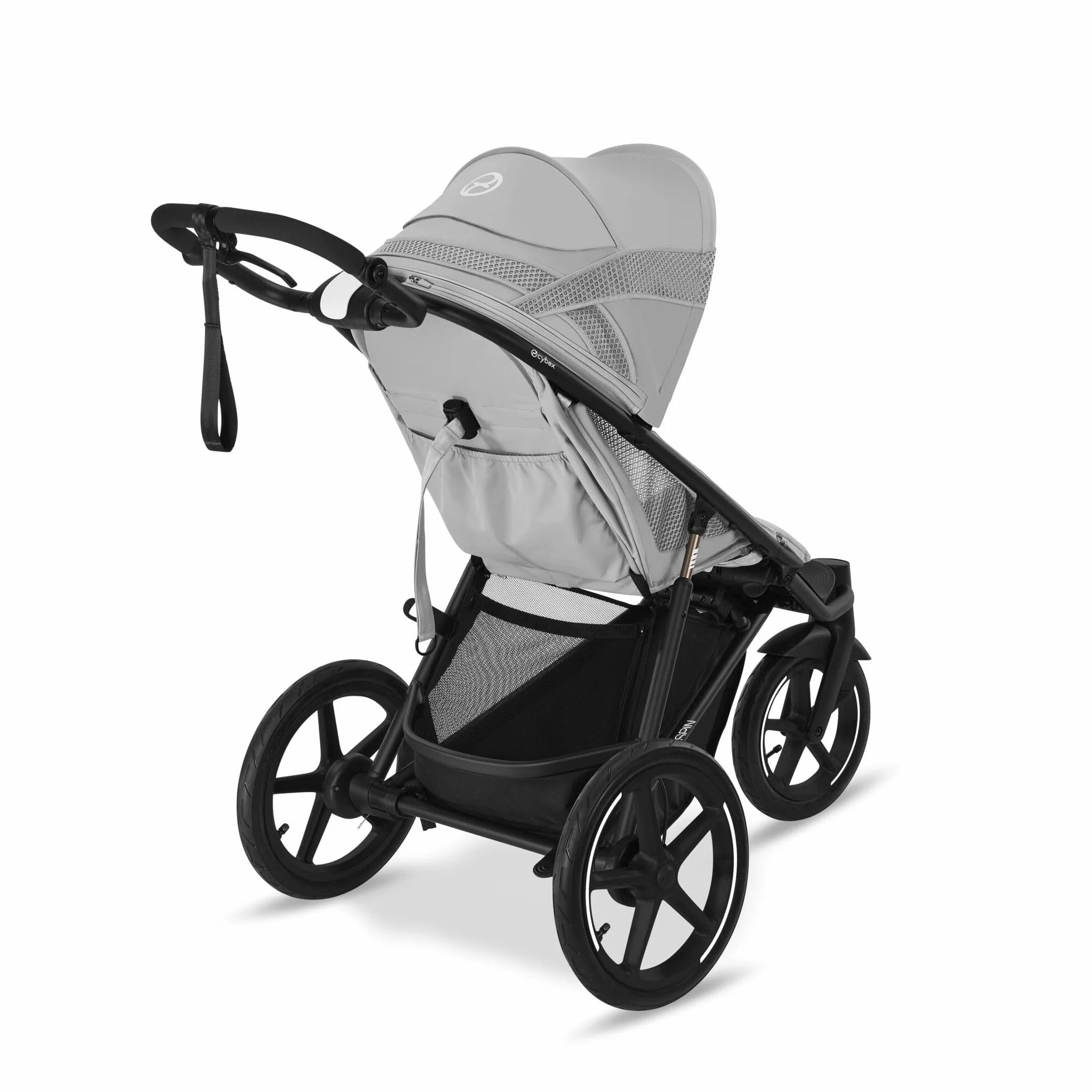 CYBEX Gold Wózek AVI SPIN, Od urodzenia do ok. 4 lat, Max. 111 cm i 22 kg, Miasto, Wózek terenowy i do biegania, Fog Grey