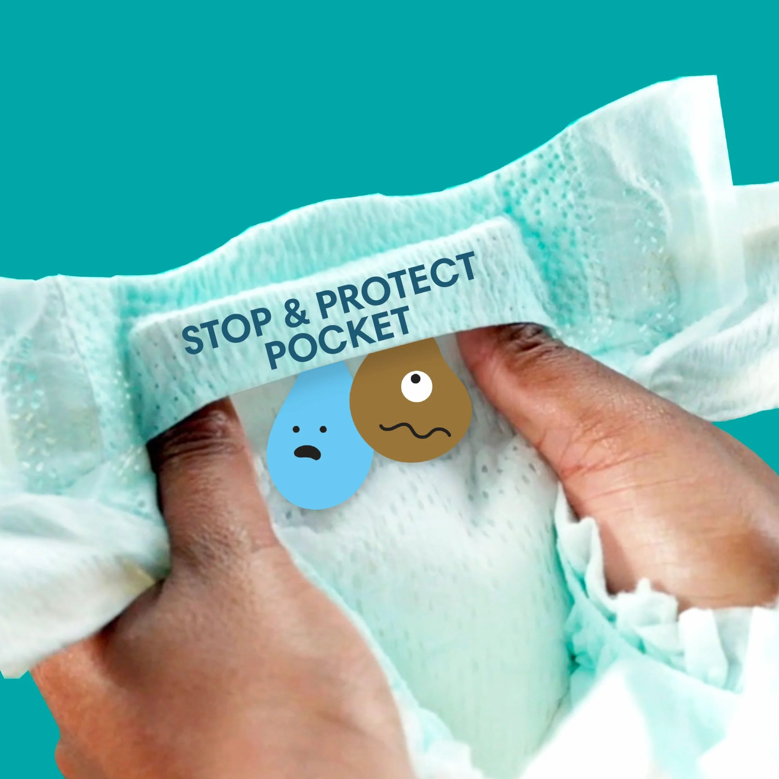 Pampers Pants Pieluchomajtki Rozmiar 4 (9-15kg), 176 Sztuk, Pieluchy z Kieszonką Stop & Protect Zapobiegającą Przeciekaniu z Tyłu