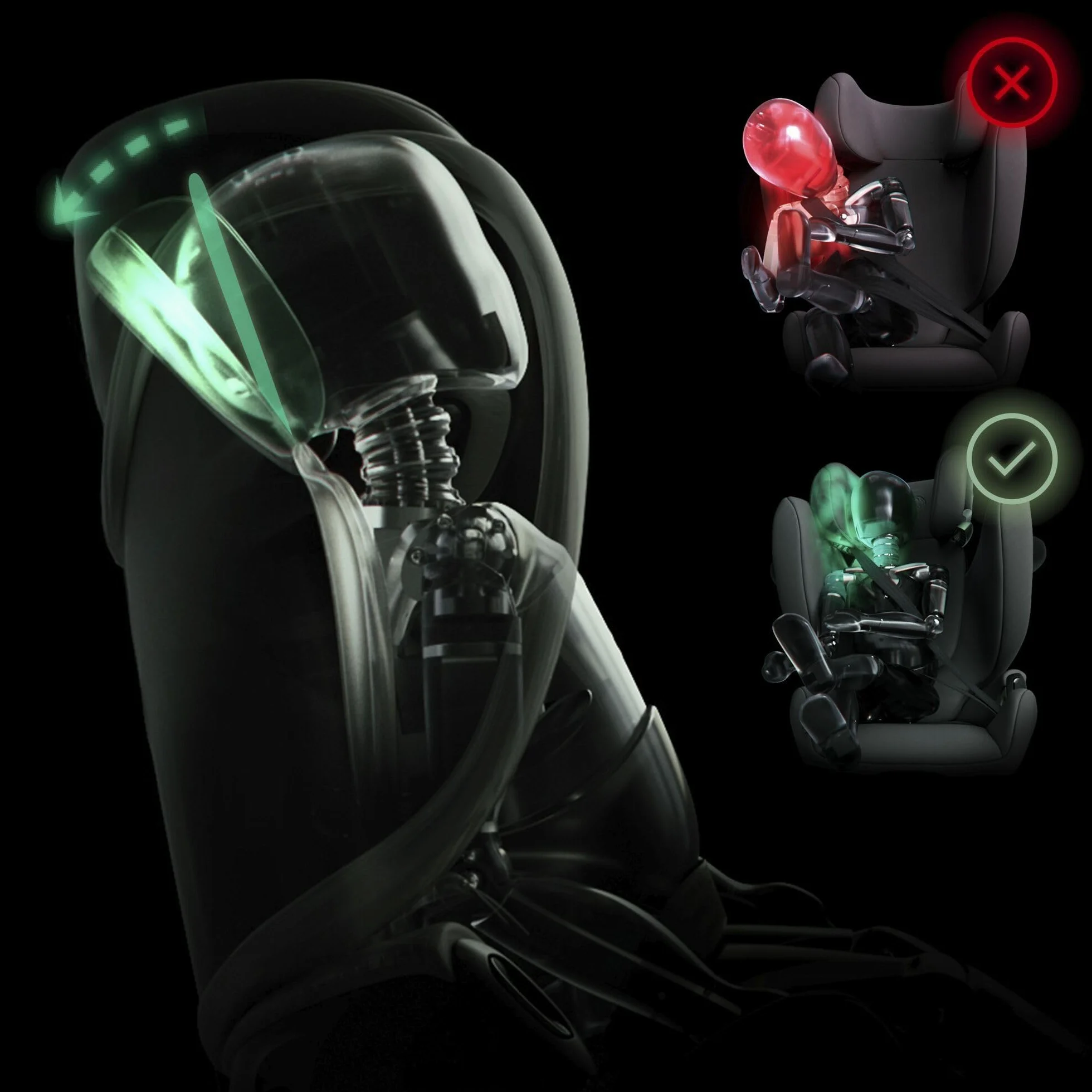 Cybex Solution G2/Magic Black-black PU1, Magic Black, Comfort, Solution G2