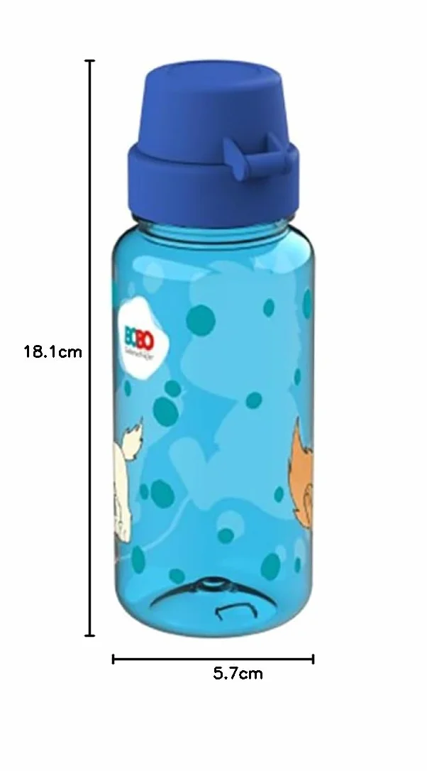 Bobo Siebenschläfer Trinkflasche Kinder: Trinkflasche für Schule und Kindergarten für Mädchen und Jungen