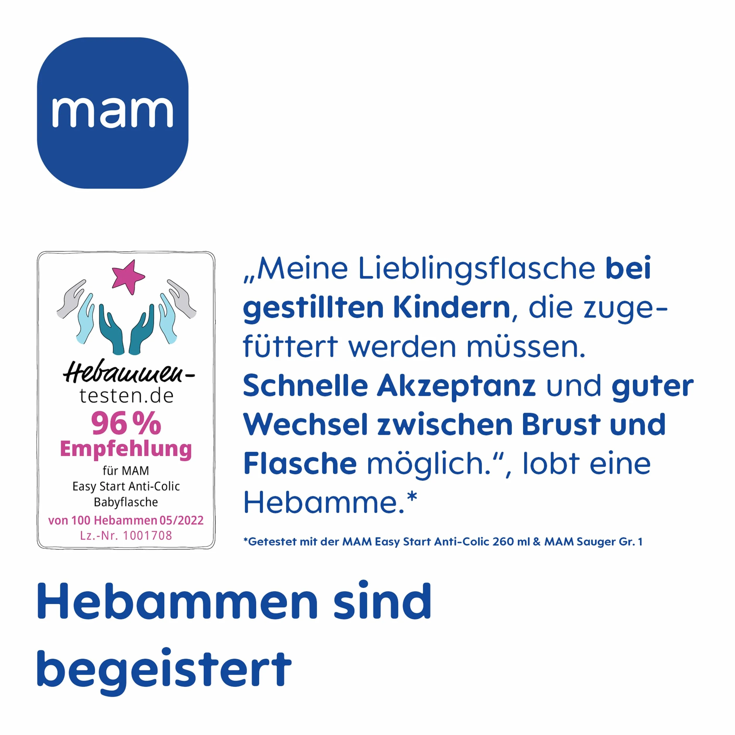 MAM Easy Start Anti-Colic matowy 260 3 szt. w opakowaniu uniwersalny