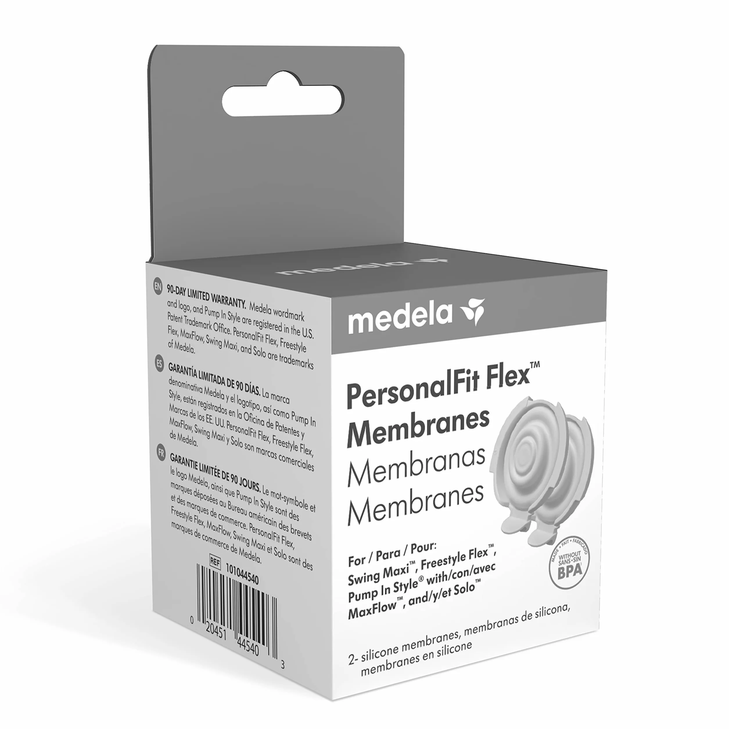 Medela PersonalFit Flex zamienne membrany, 2-pak, kompatybilne z pompką w stylu MaxFlow, Swing Maxi i Freestyle Flex, oryginalne części zamienne Medela