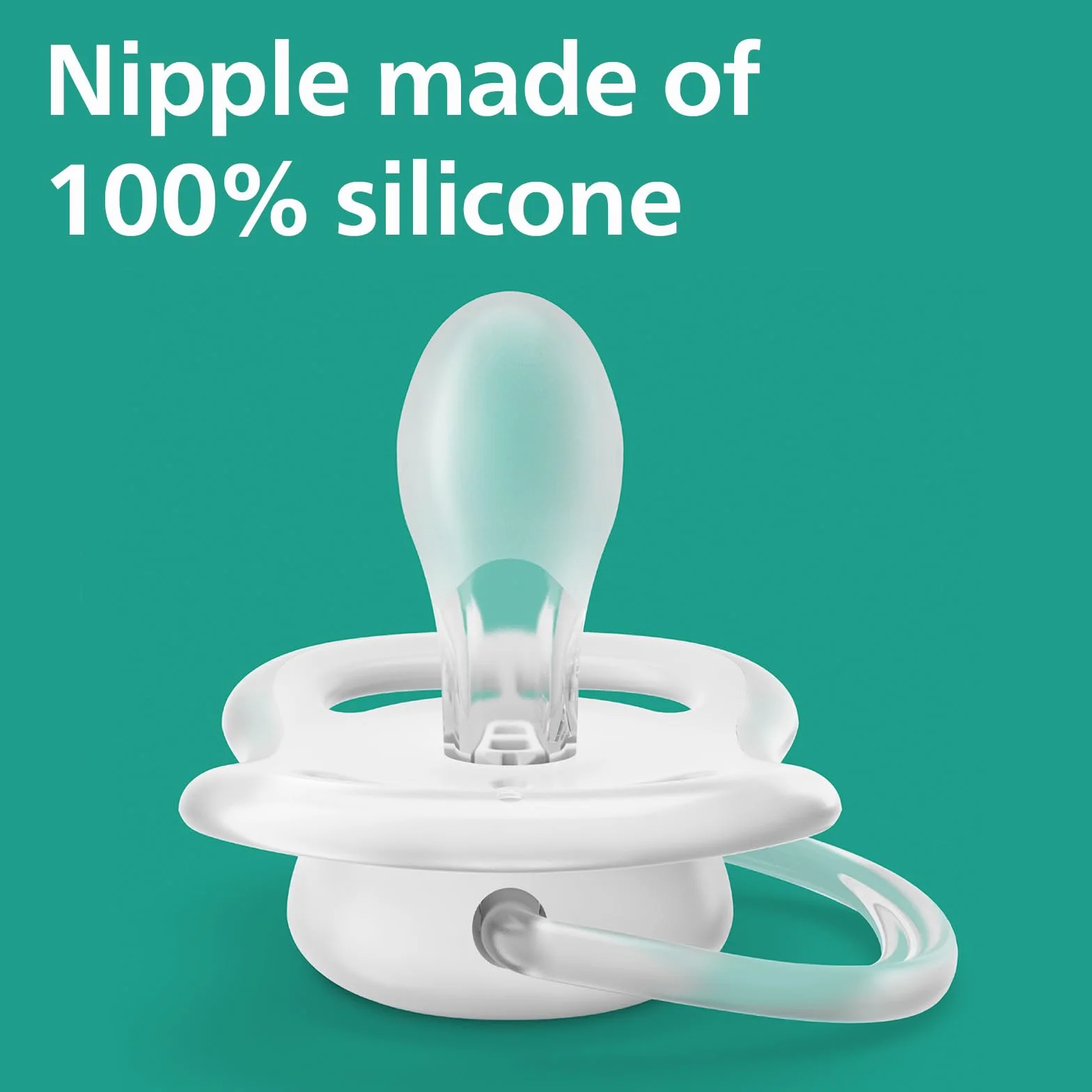PHILIPS Philips Smoczek Avent Ultra Air - 2 lekkie smoczki oddychające dla dzieci w wieku 6-18 miesięcy, bez BPA, ze sterylizującym futerałem do noszenia (model SCF085/60), Zielony