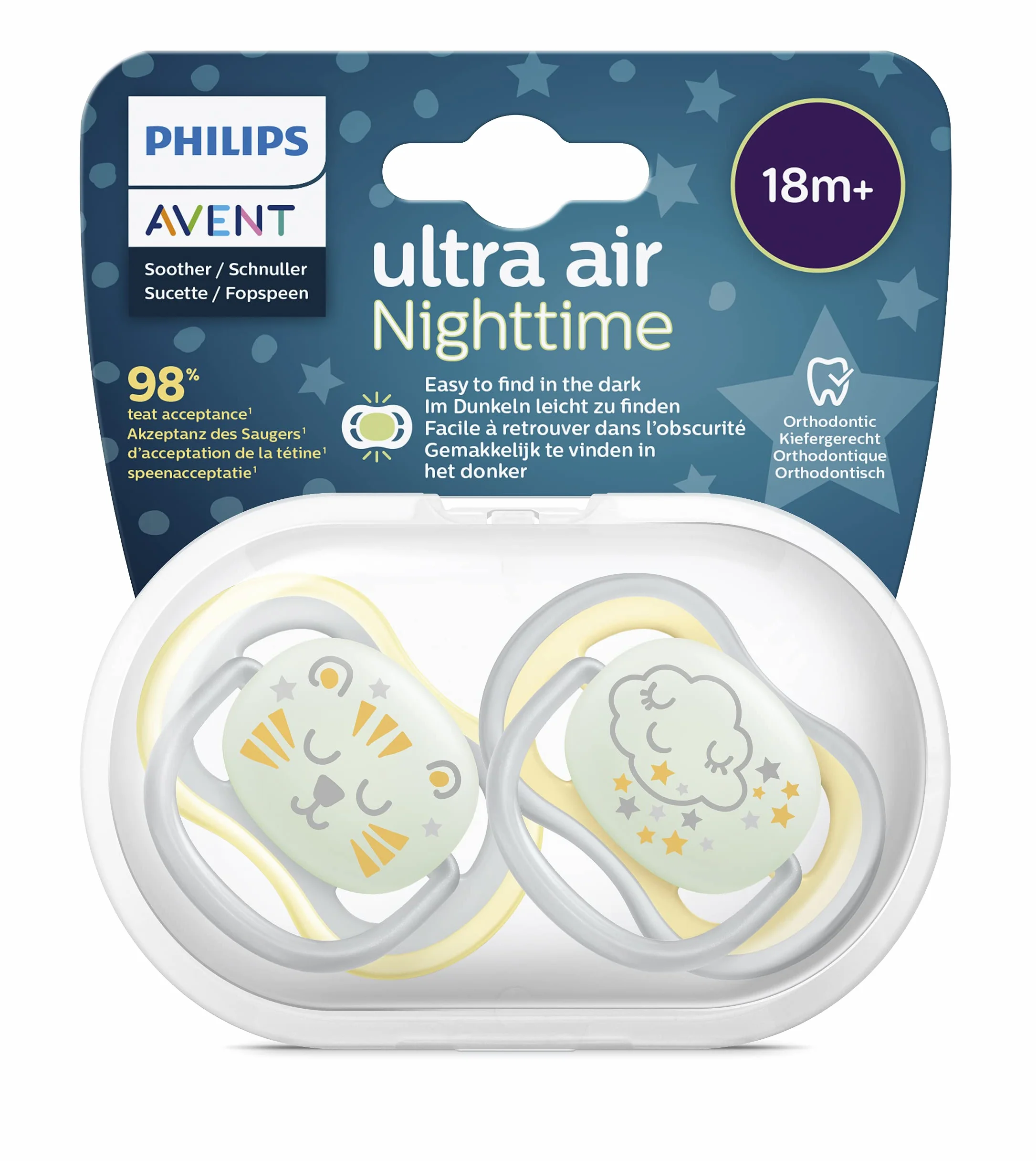 Philips Avent Smoczek, Wielokolorowy, 18+ Miesięcy