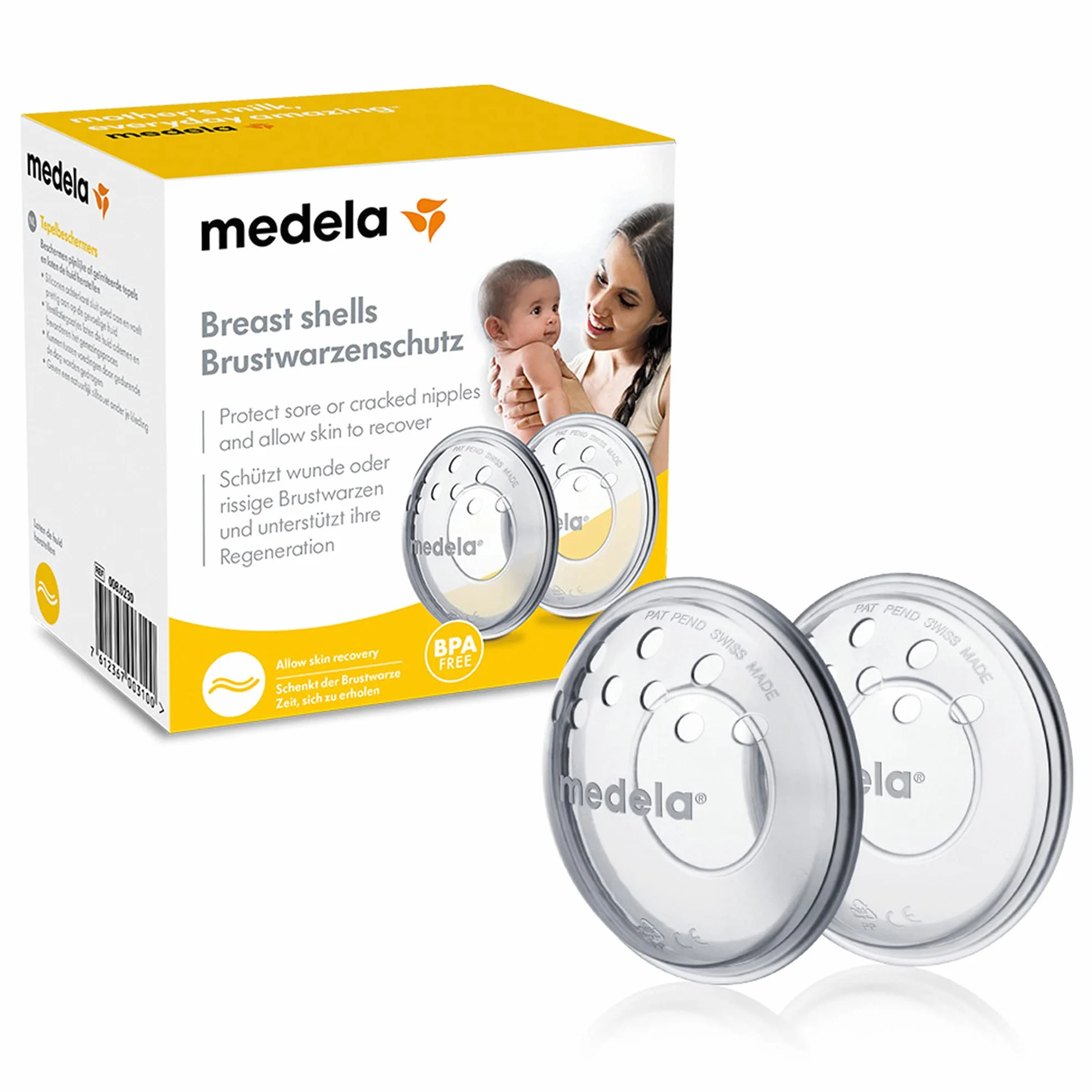 Medela Ochraniacz na brodawki sutkowe, silikonowy, zestaw 2 sztuk