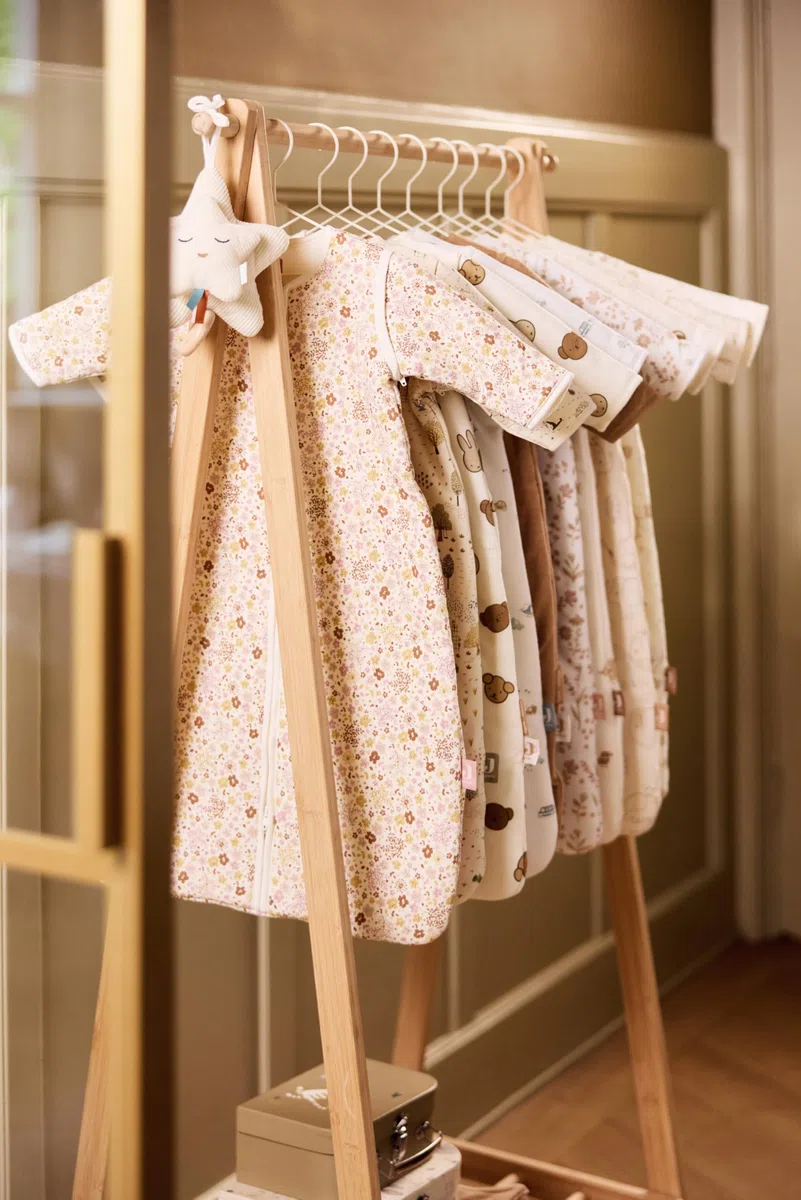 Jollein Śpiwór niemowlęcy – 110 cm – On The Go – bawełna – 2,5 do 3,5 TOG – zdejmowane rękawy – certyfikat Öko-Tex – śpiwór dla niemowląt – śpiwór zimowy – również na wiosnę i jesień