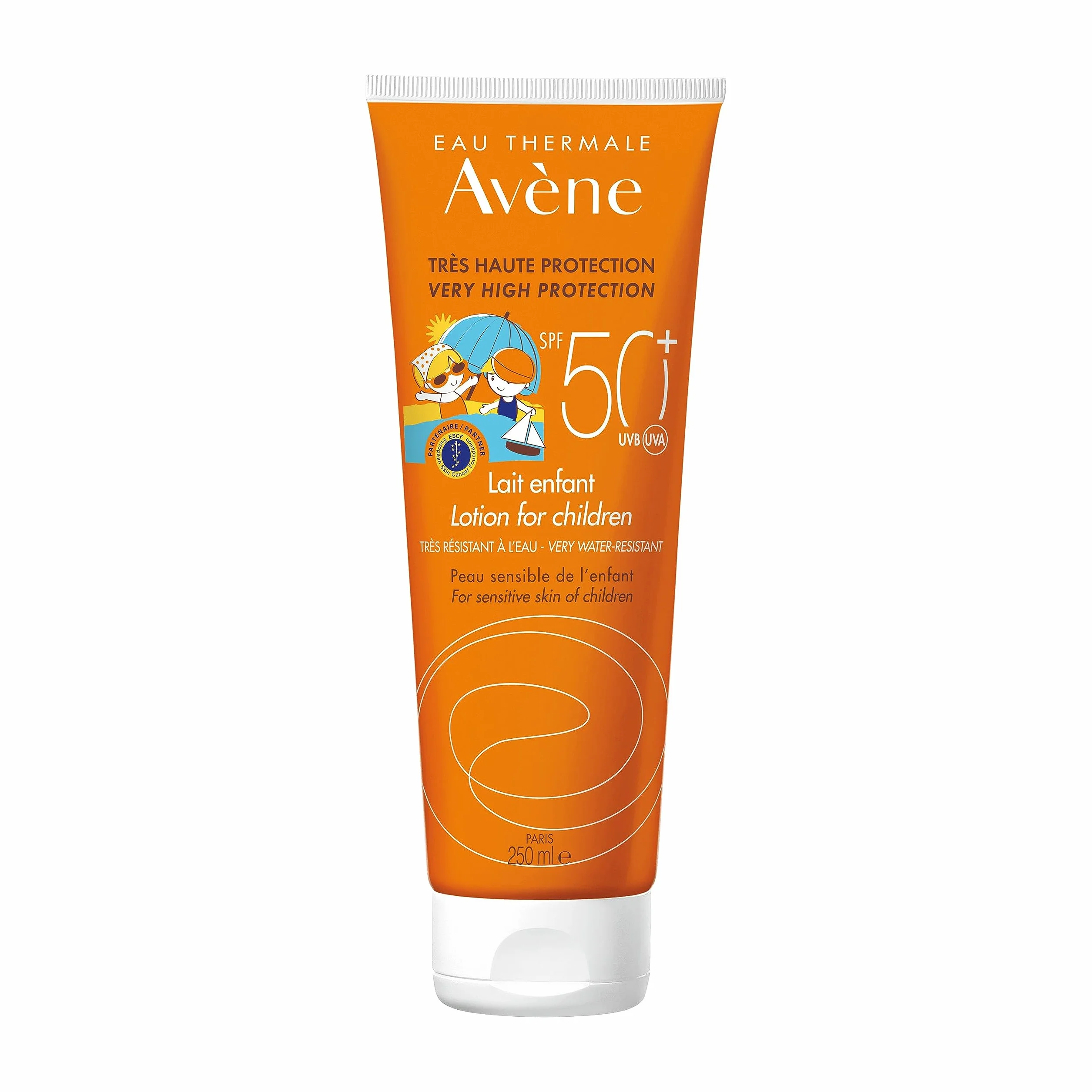 Avene Latte dla dzieci Spf50+ wodoodporny - 250 ml