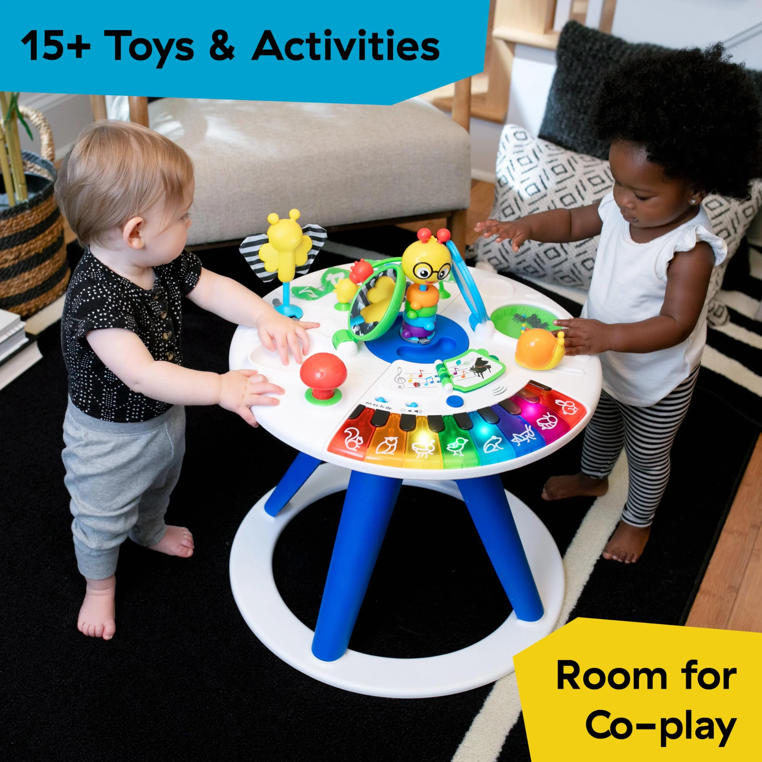 Baby Einstein 11311 Interaktywny Chodzik dla Dzieci ze Stołem, Wielokolorowy, Do 12 kg