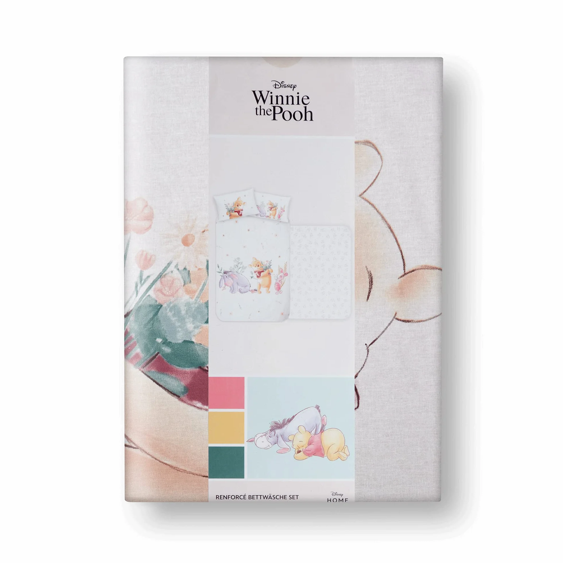 Disney Home Winnie The Pooh komplet pościeli dziecięcej 100 x 135 cm bawełna Renforce